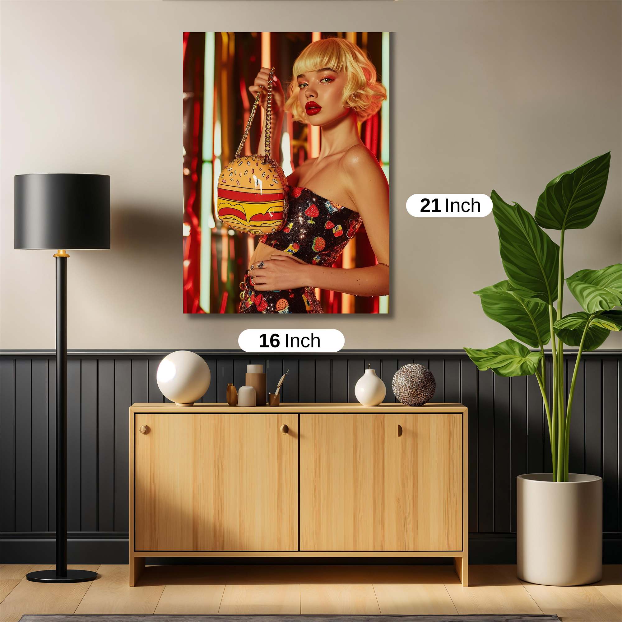 Burger Bliss Safe Wall Magnetic / M