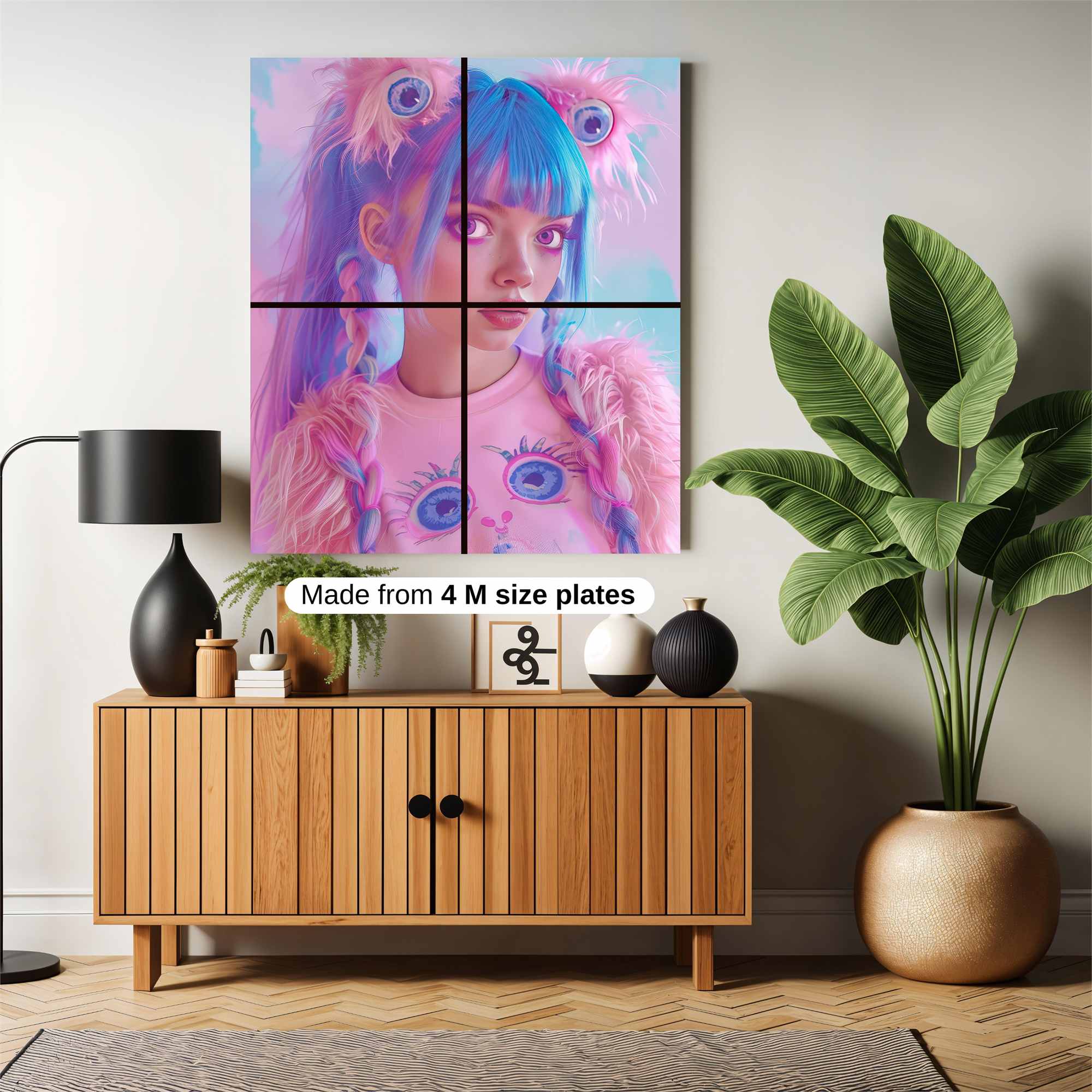 Kawaii Whimsy Safe Wall Magnetic / M