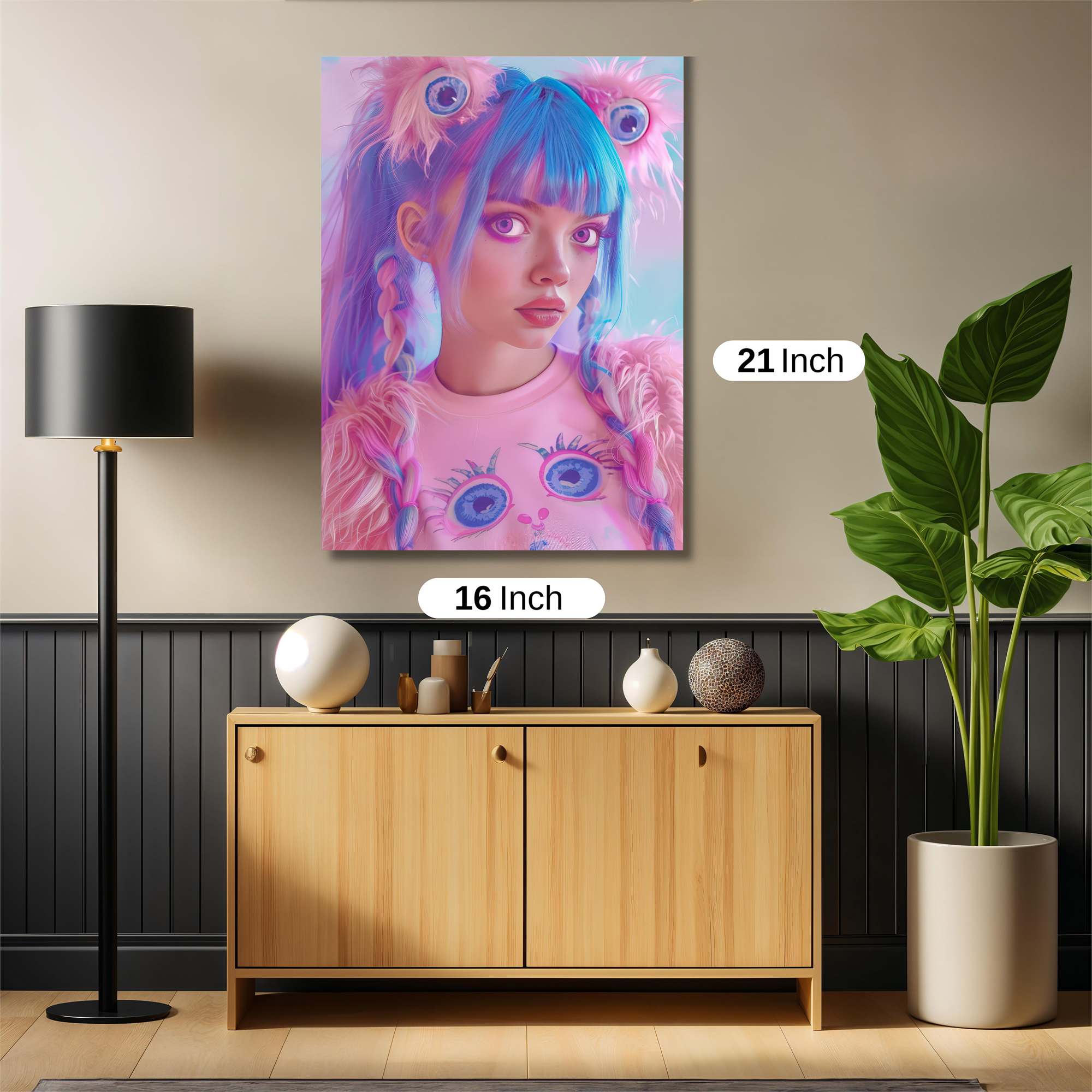 Kawaii Whimsy Safe Wall Magnetic / M