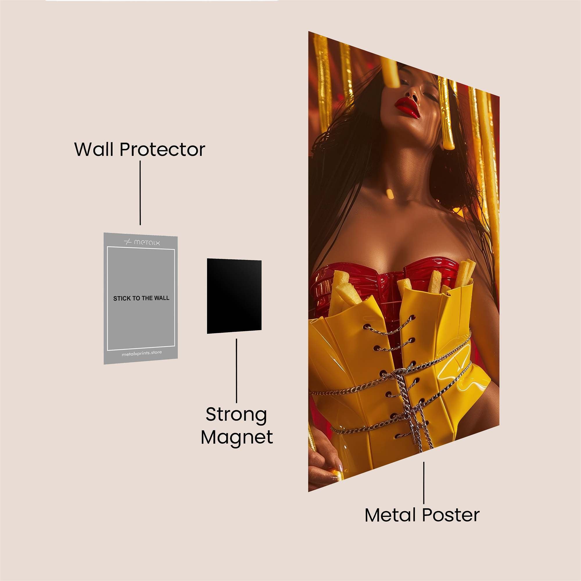 Cardi Fierce Safe Wall Magnetic / M