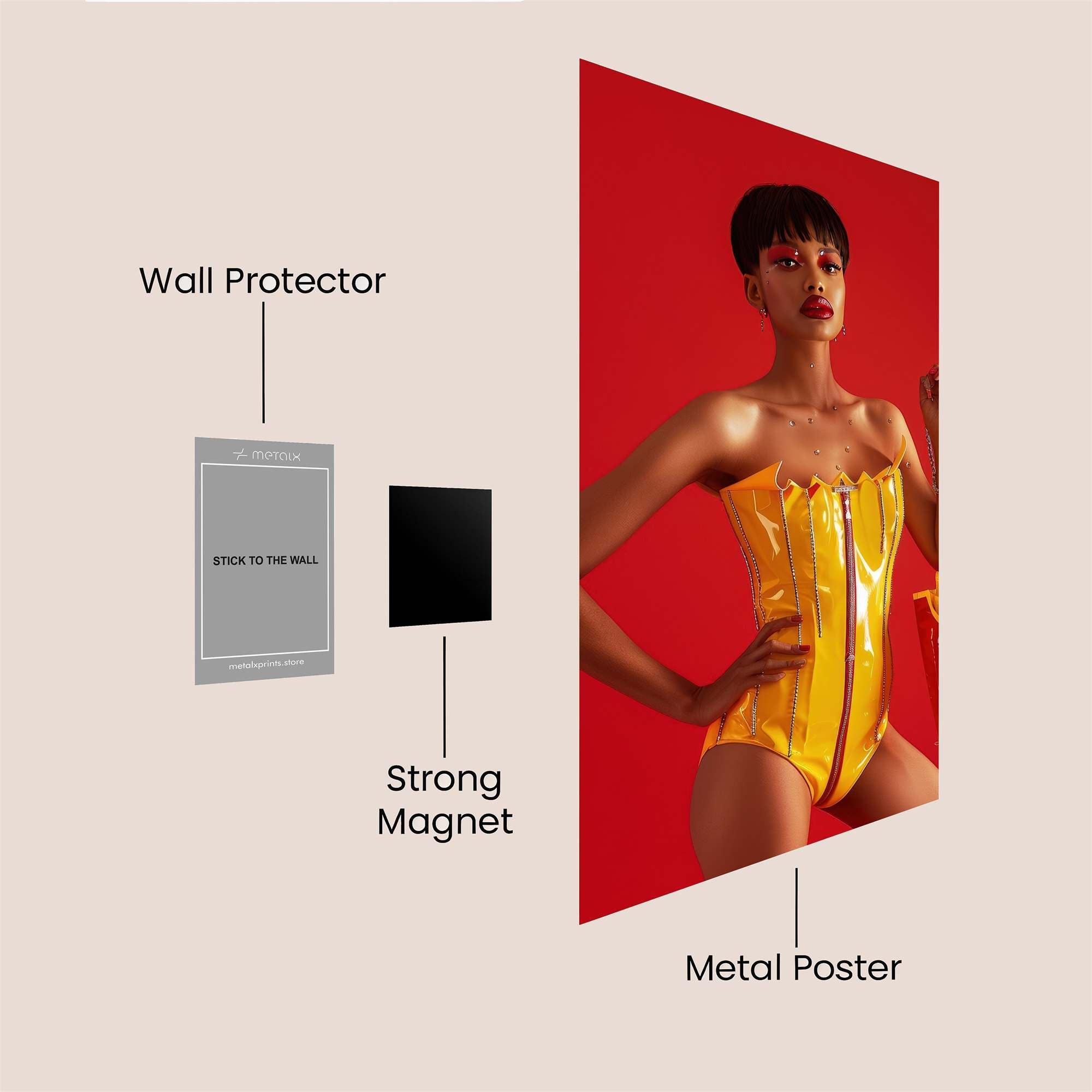 FriesFierce Safe Wall Magnetic / M