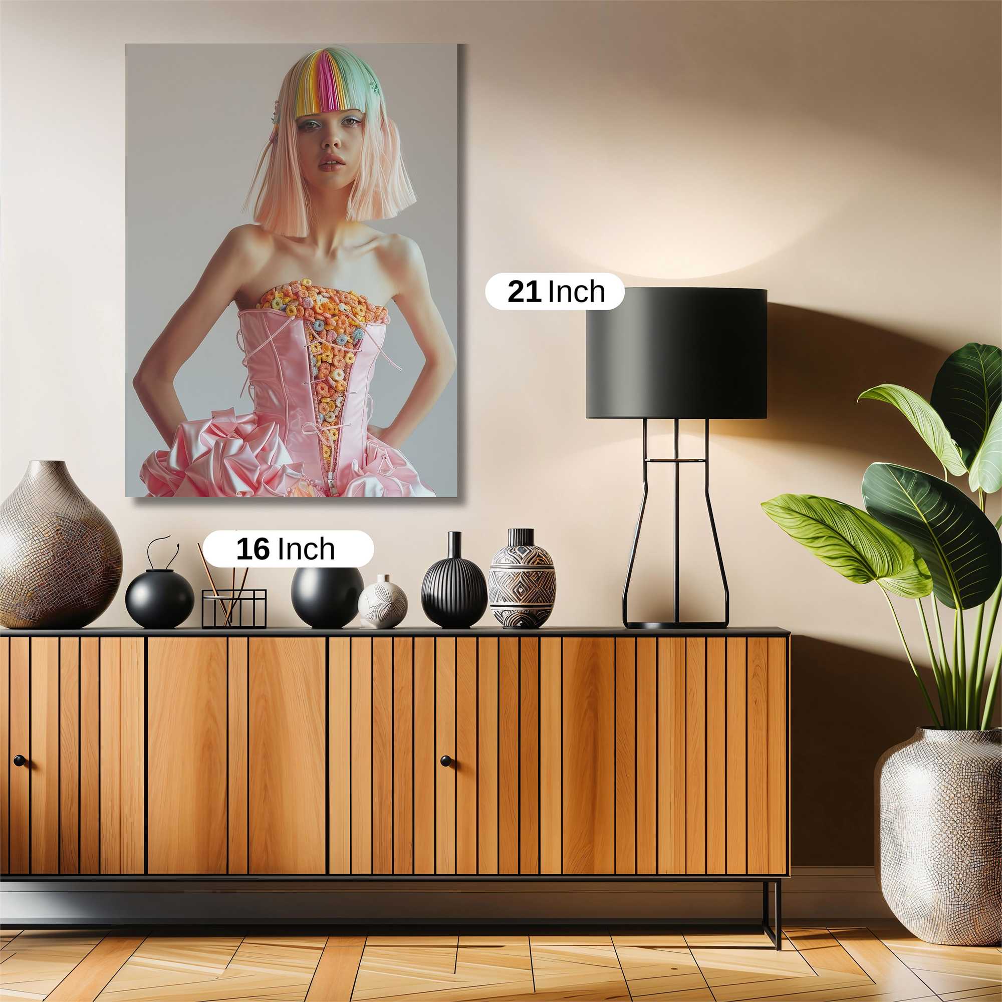 Rainbow Whimsy Safe Wall Magnetic / M