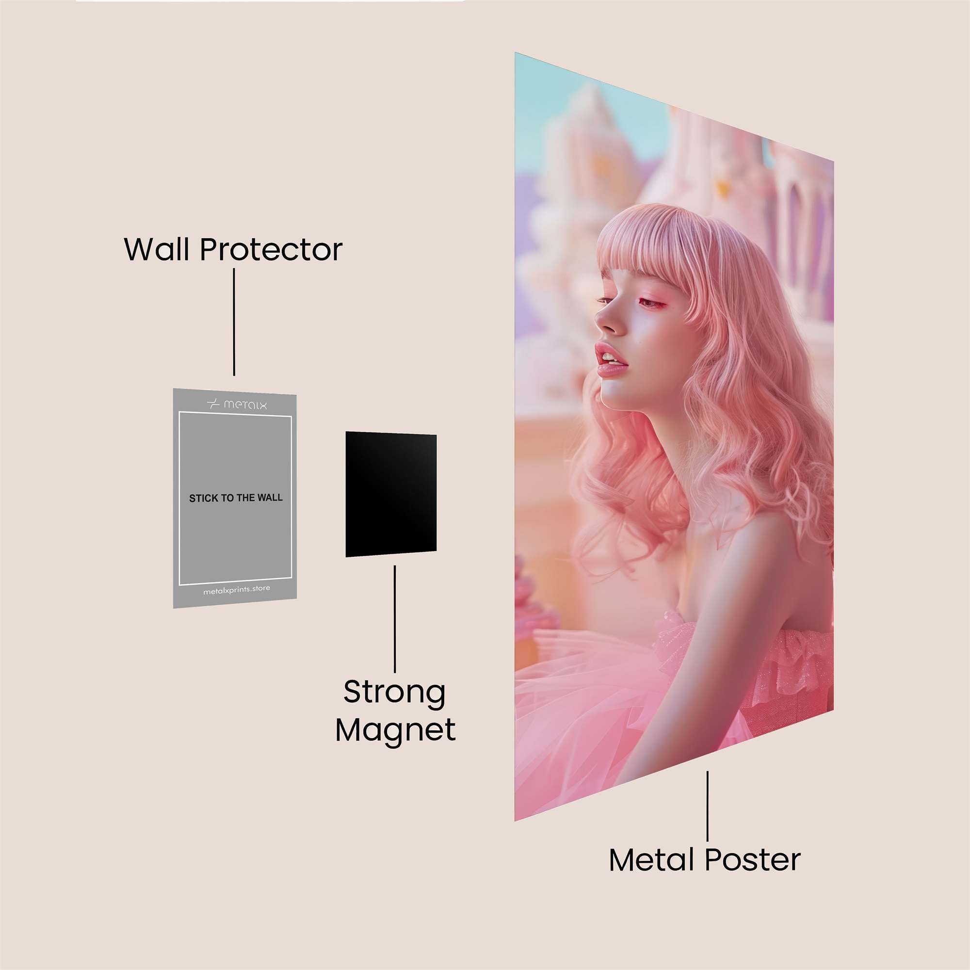 Candy Dream Safe Wall Magnetic / M