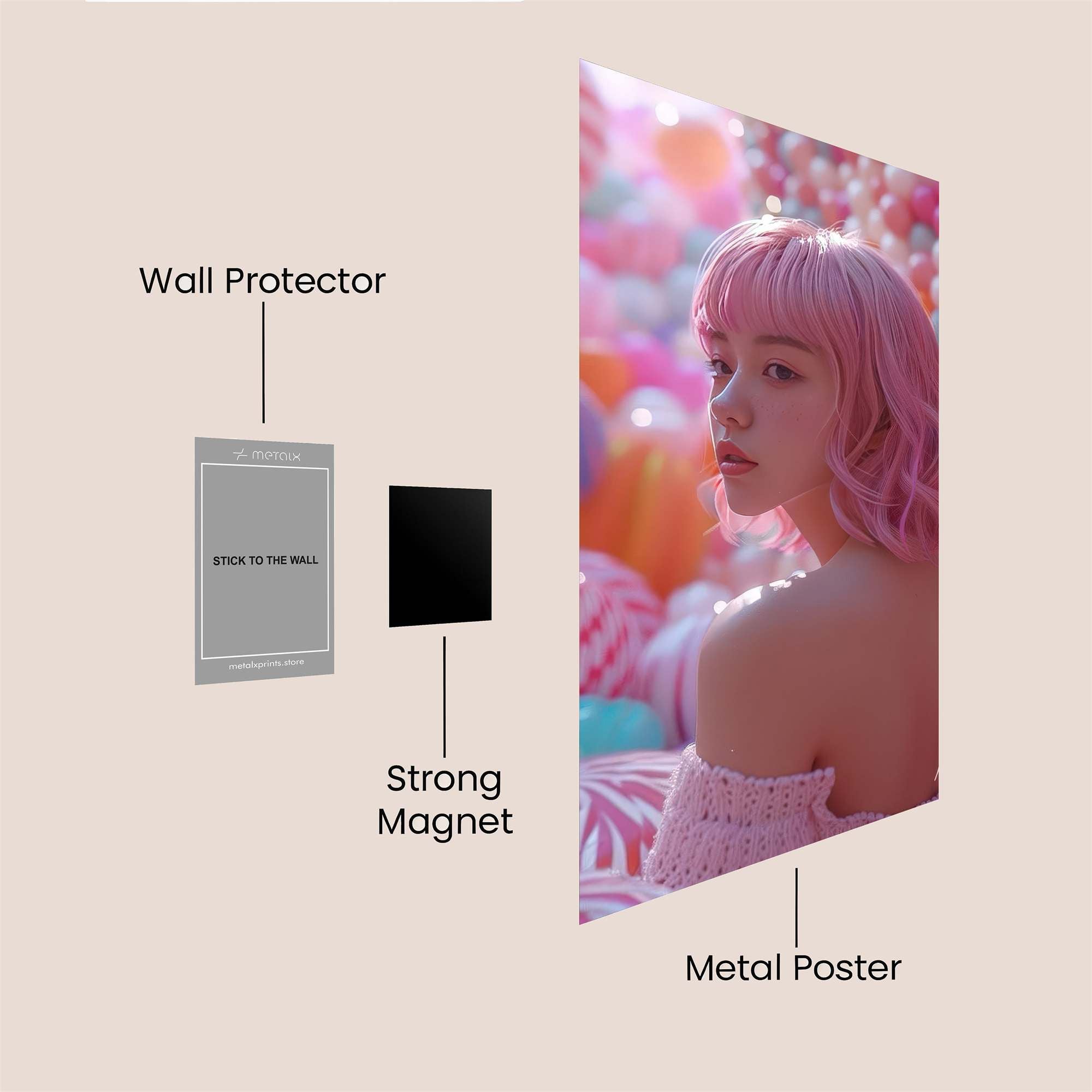 Candy Dream Safe Wall Magnetic / M