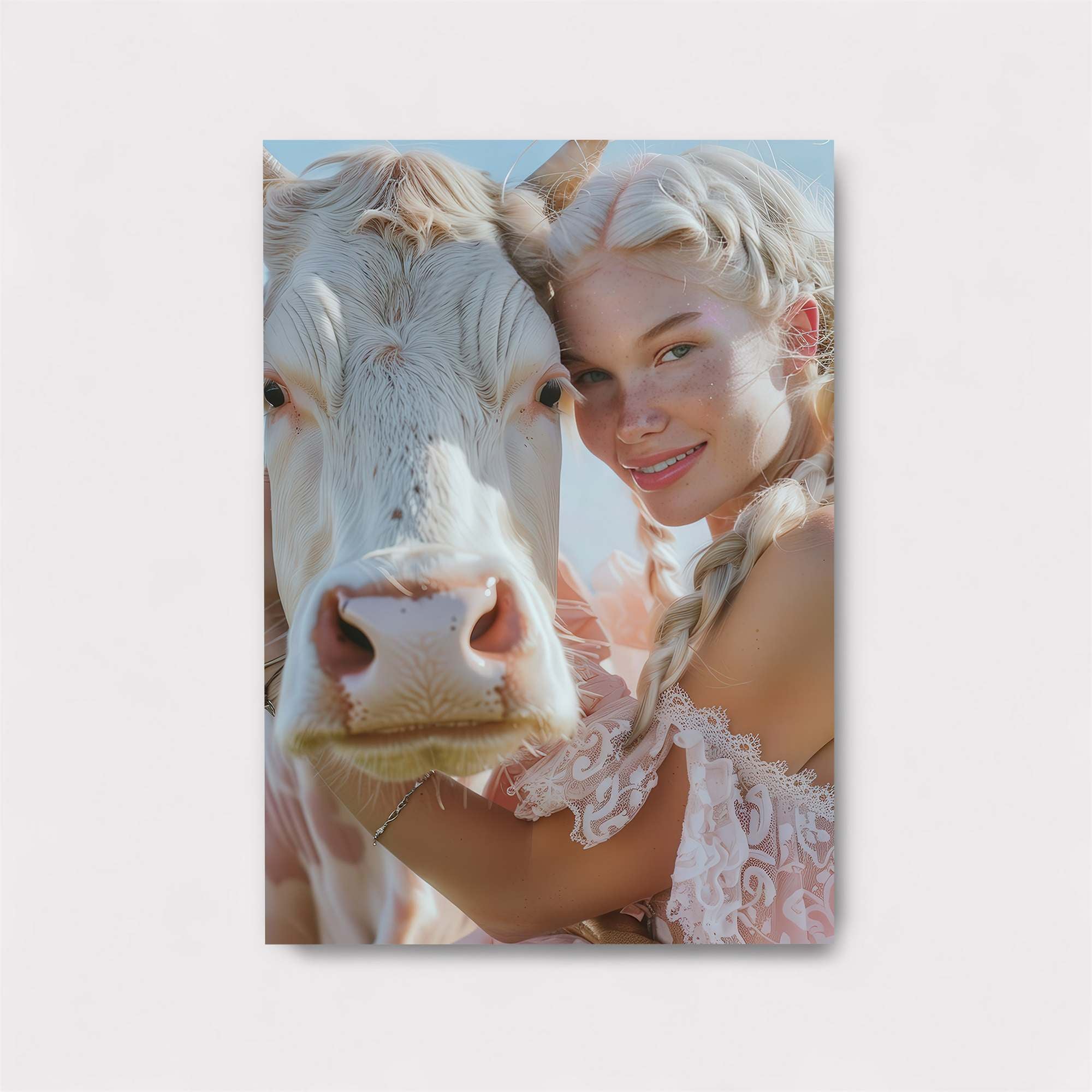 Cow Serenity Safe Wall Magnetic / M