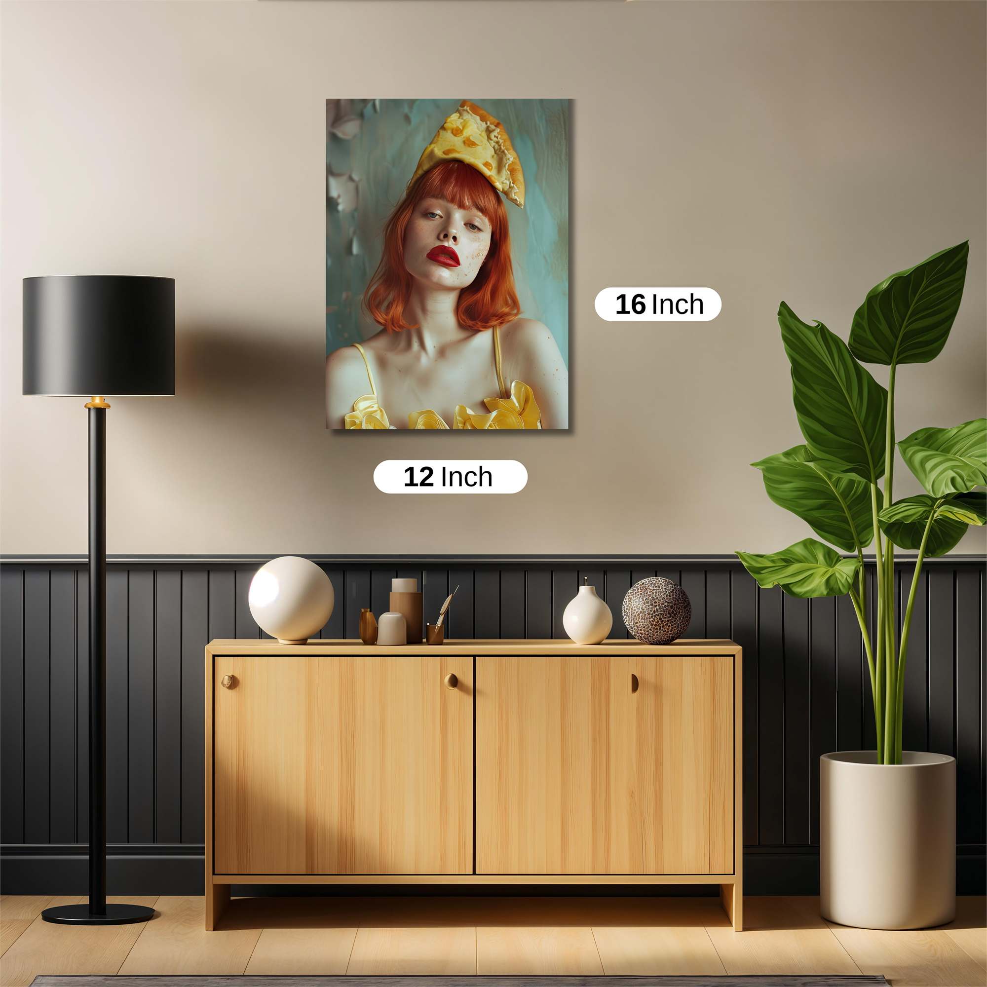 Pizza Whimsy Safe Wall Magnetic / M