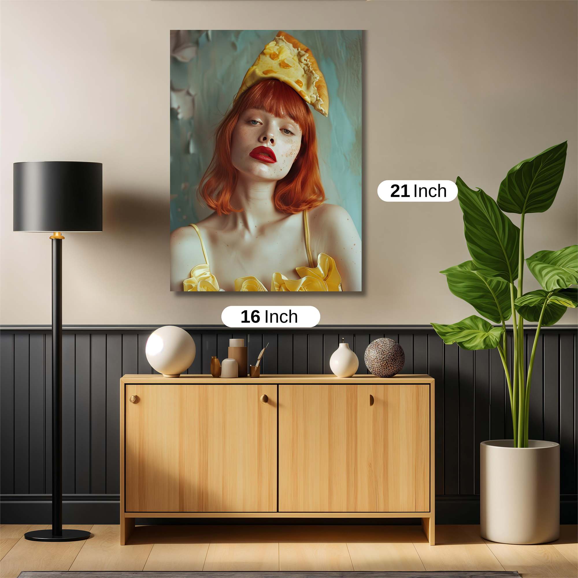 Pizza Whimsy Safe Wall Magnetic / M