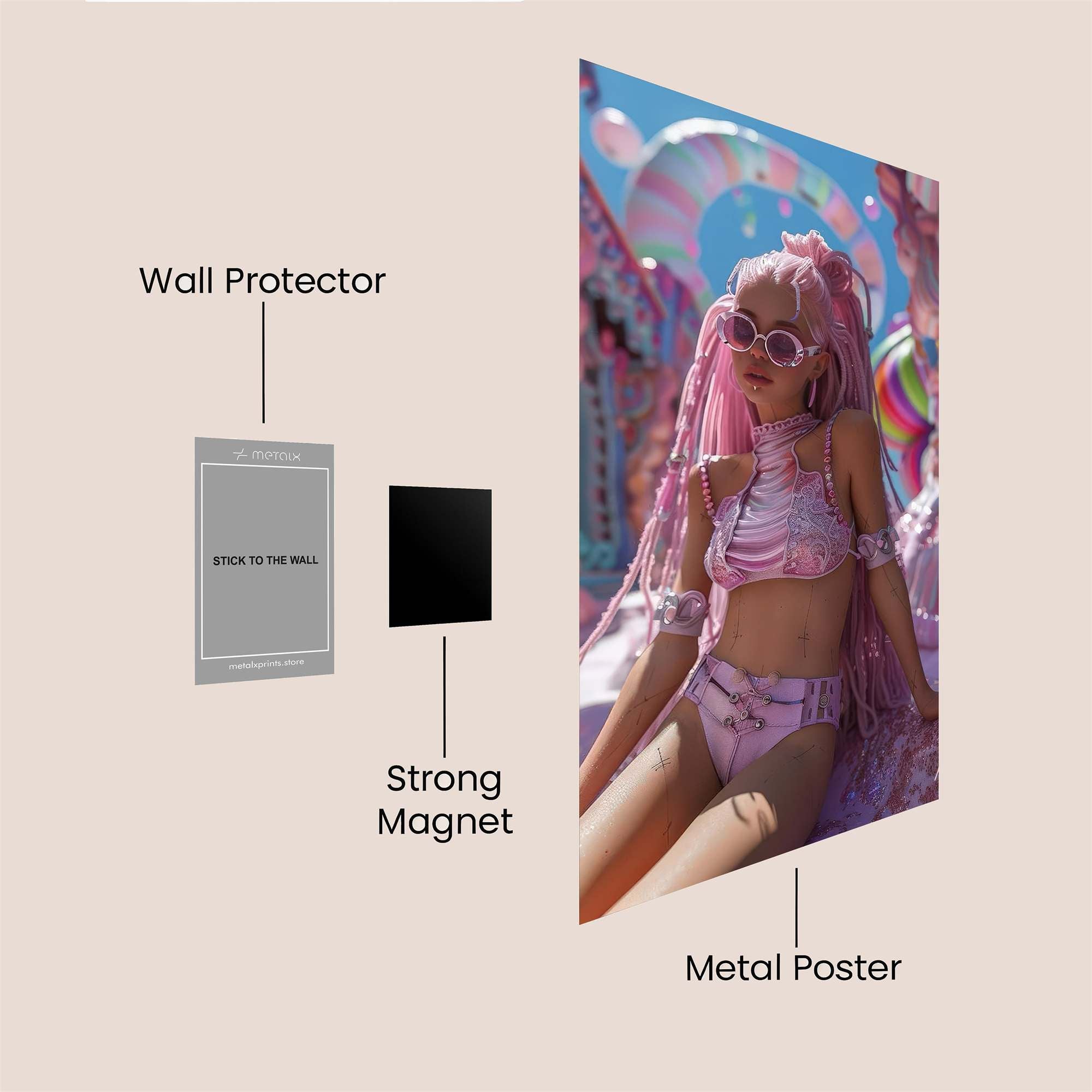 Candyland Euphoria Safe Wall Magnetic / M