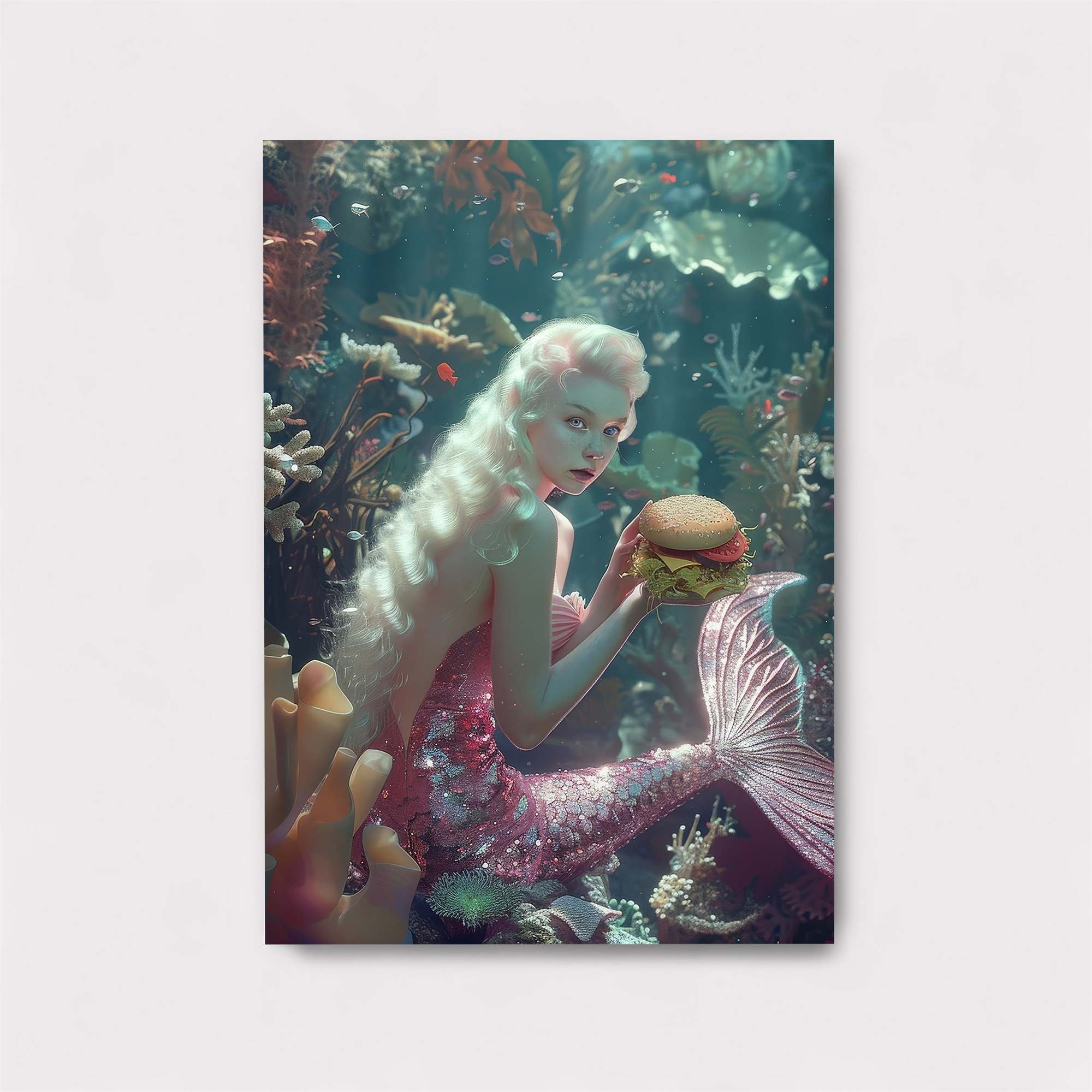 Mermaid Munch Safe Wall Magnetic / M