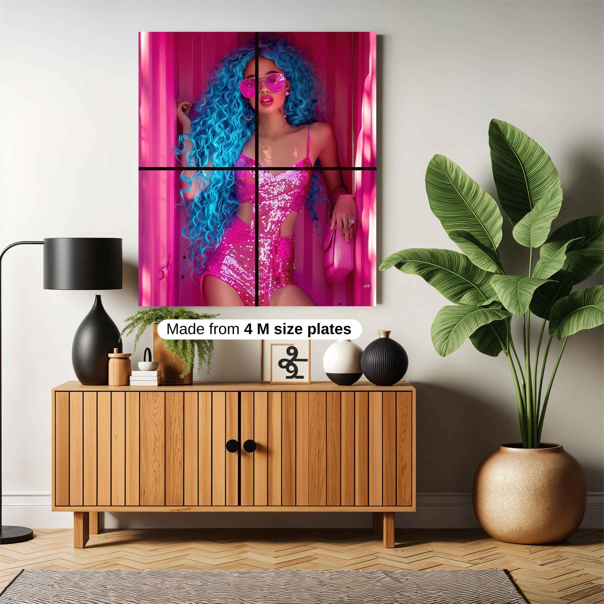 Neon Diva Safe Wall Magnetic / M