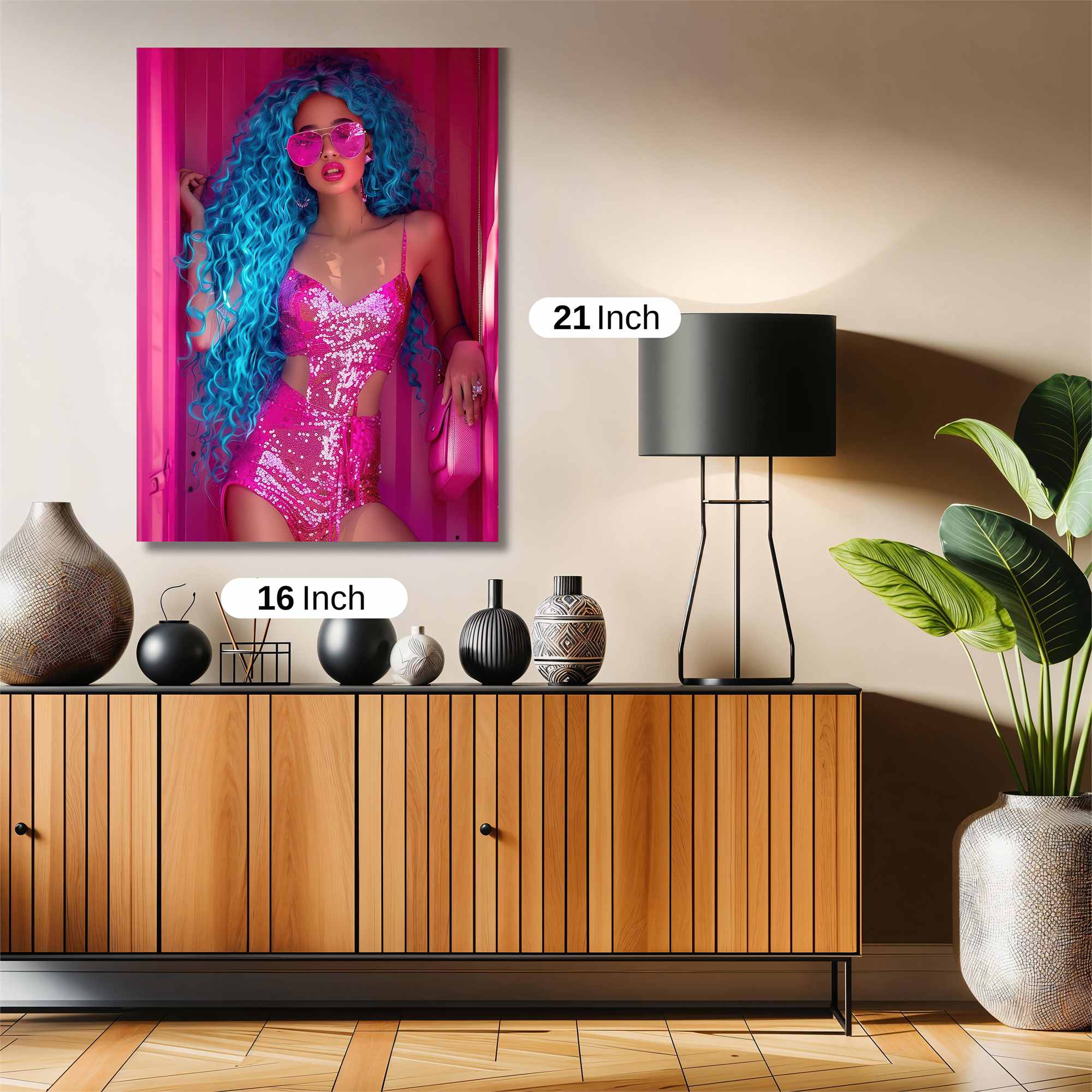 Neon Diva Safe Wall Magnetic / M