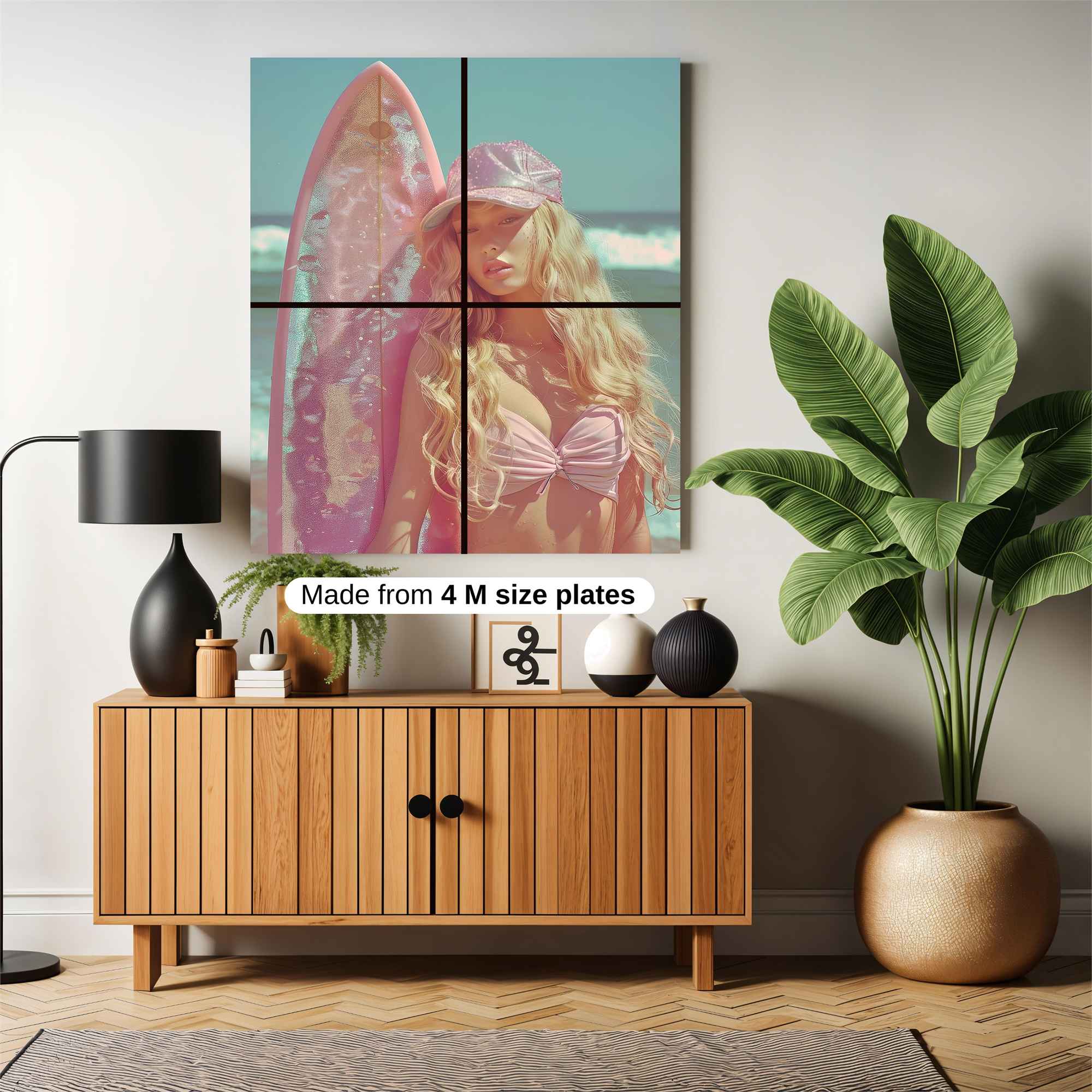 Surfer Serenity Safe Wall Magnetic / M