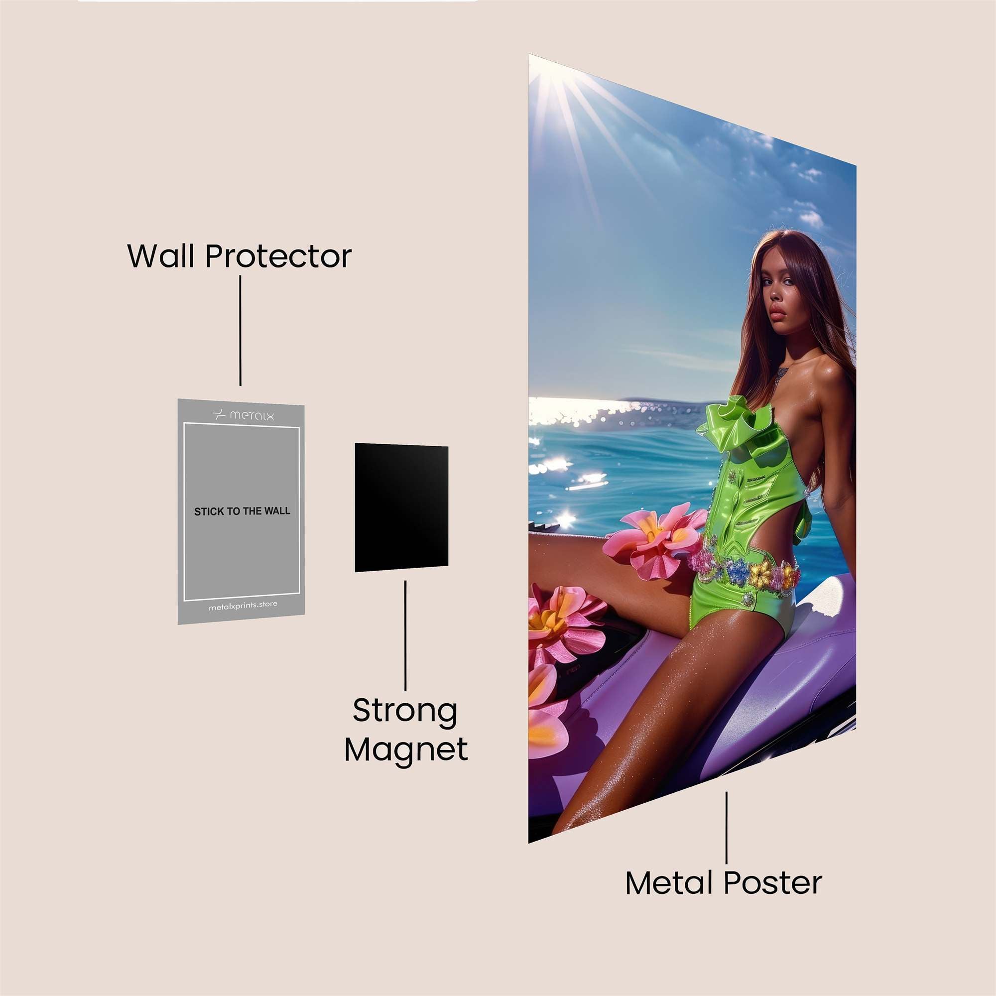 Naomi Radiant Safe Wall Magnetic / M