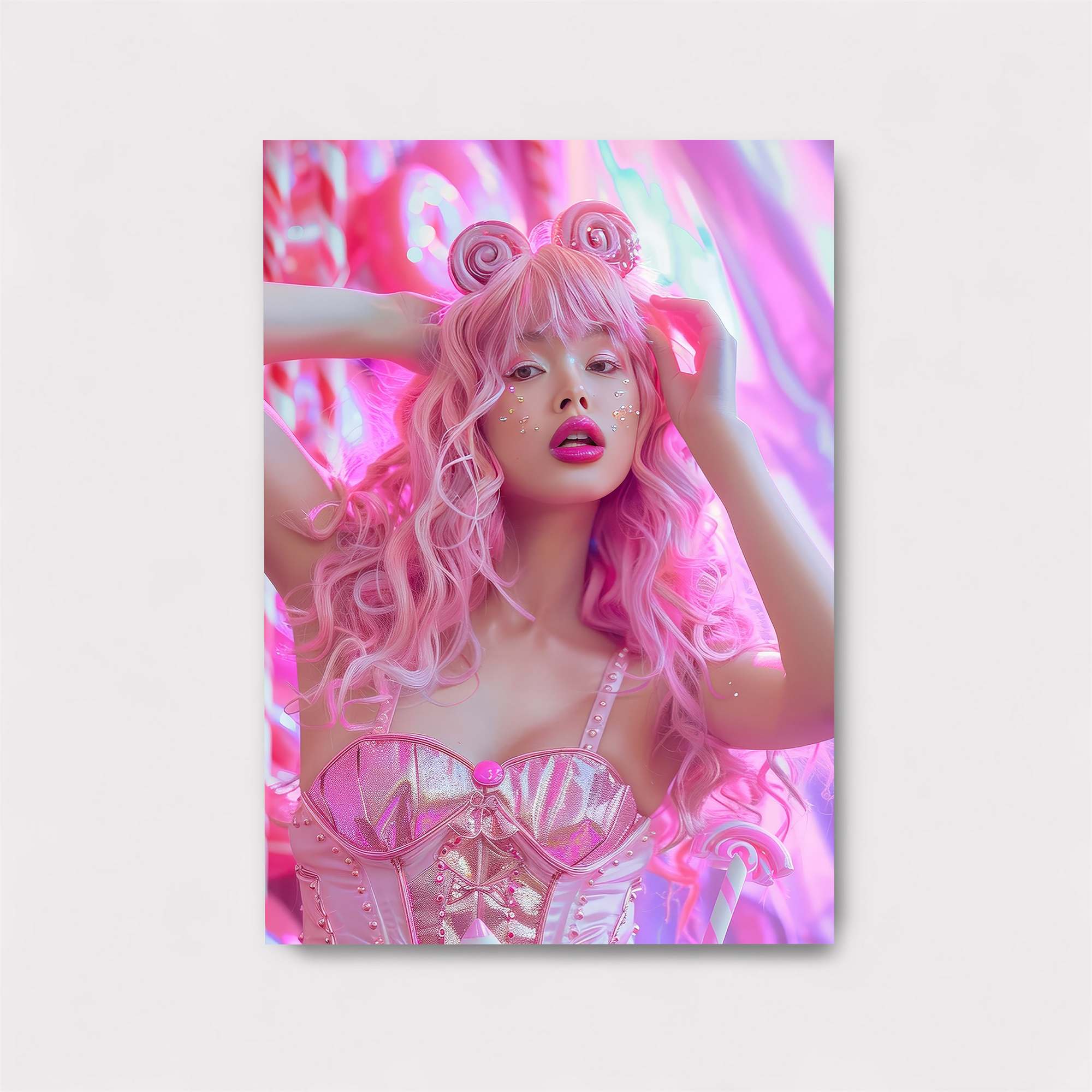 Pink Whimsy Safe Wall Magnetic / M