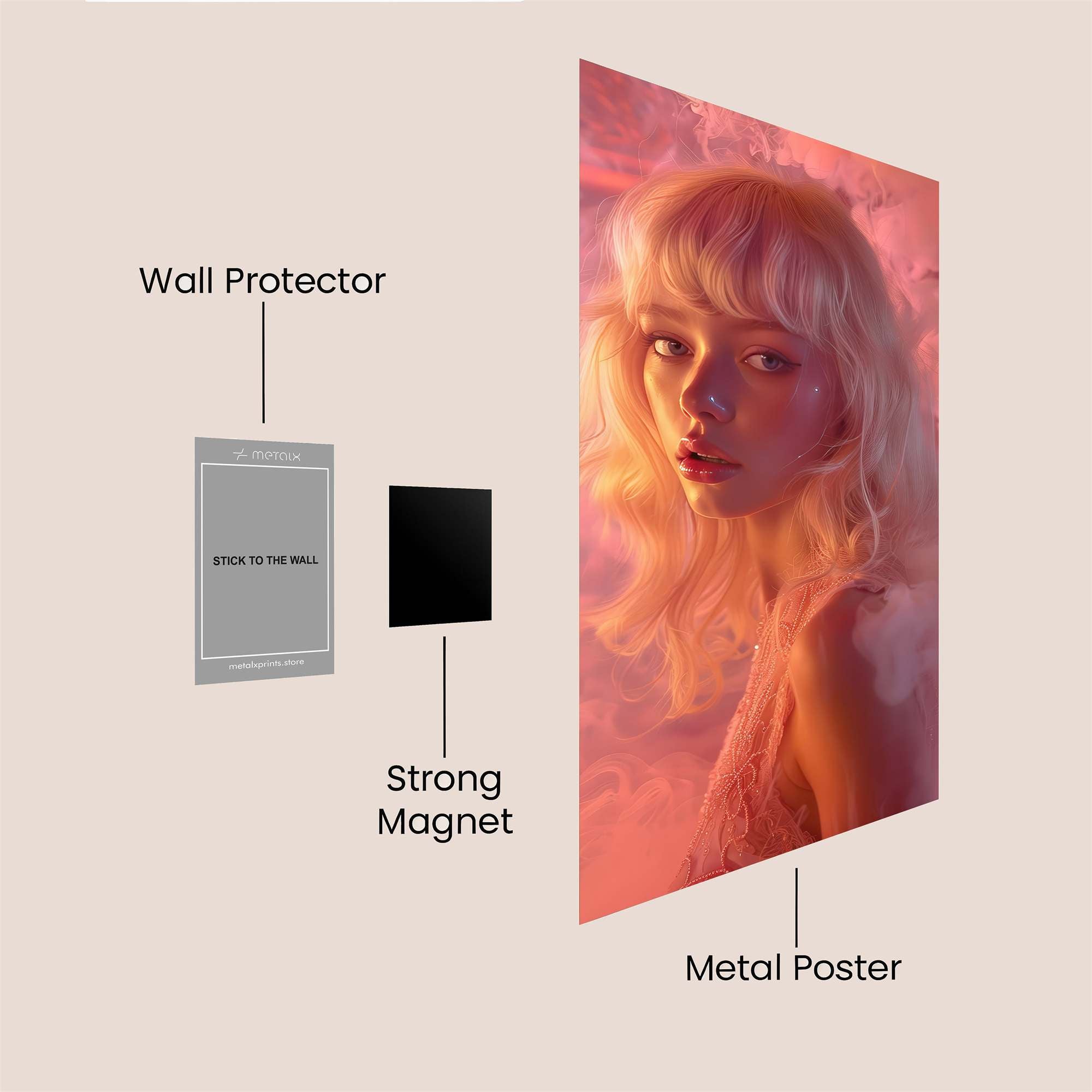 Dreamy Serenity Safe Wall Magnetic / M