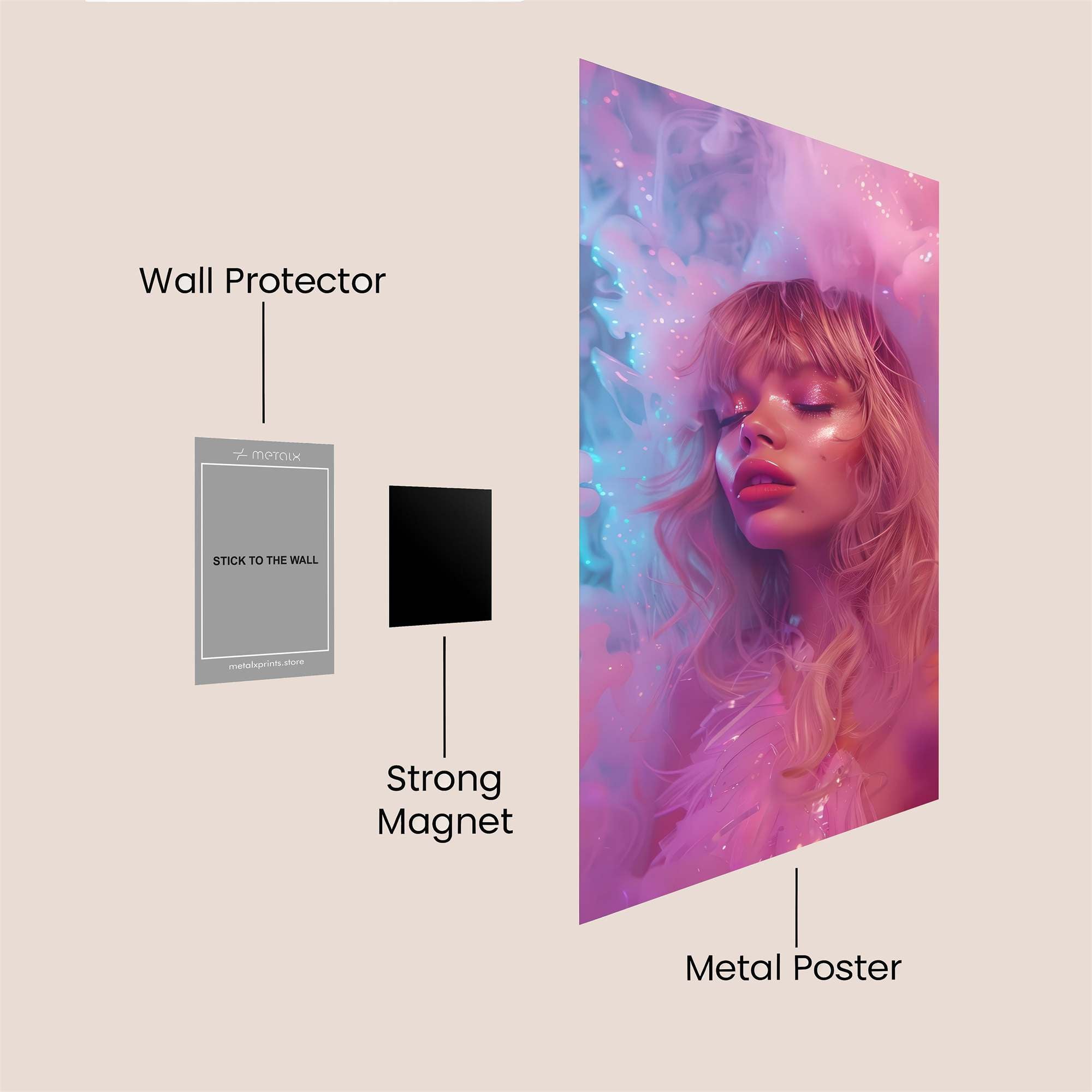 Cotton Dream Safe Wall Magnetic / M