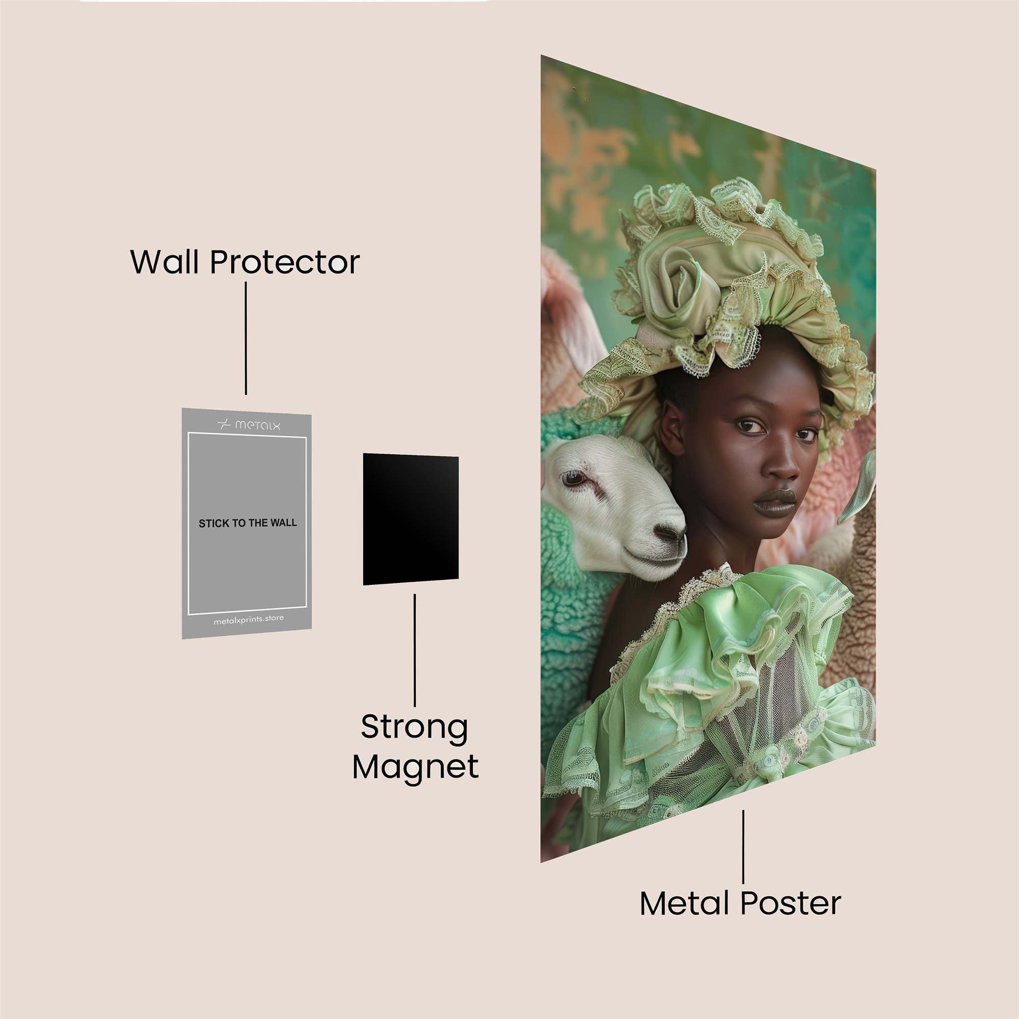 Shepherd Serenity Safe Wall Magnetic / M