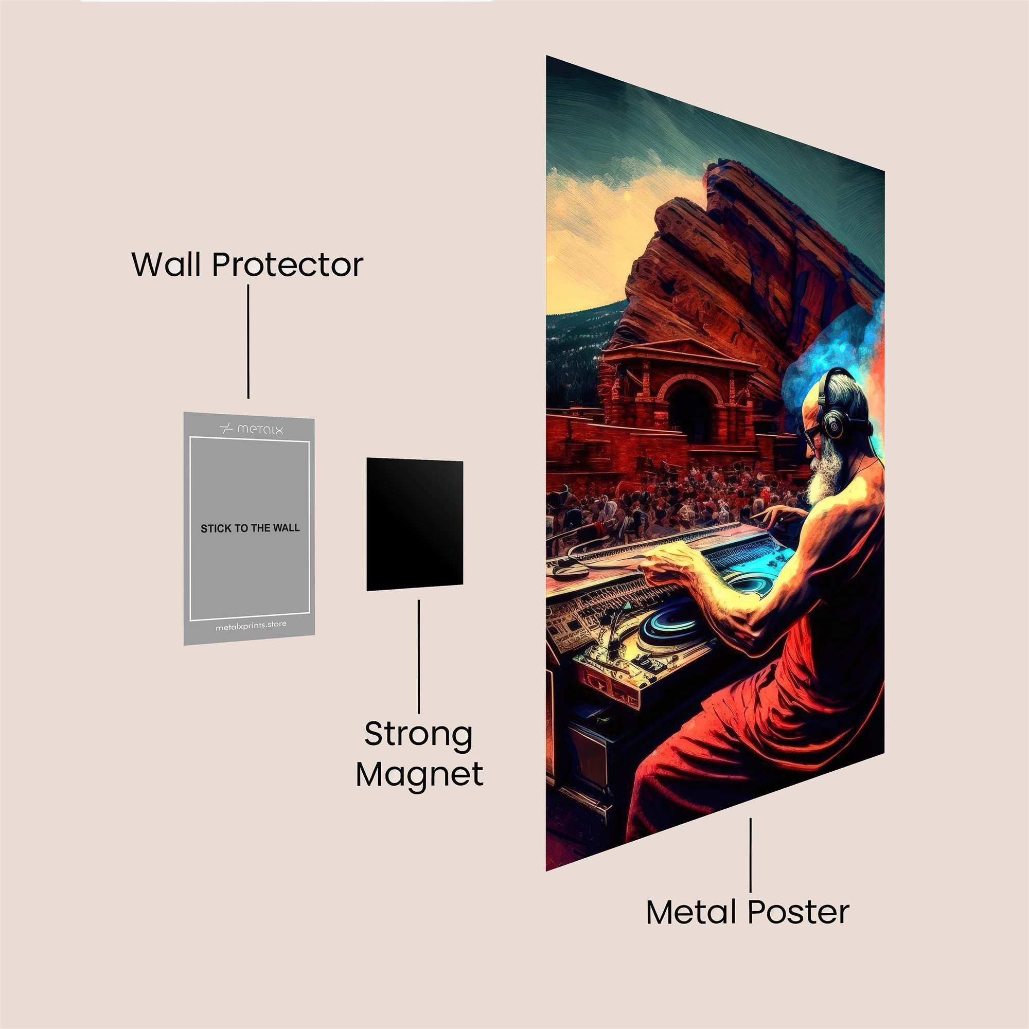Socrates Spinning Safe Wall Magnetic / M