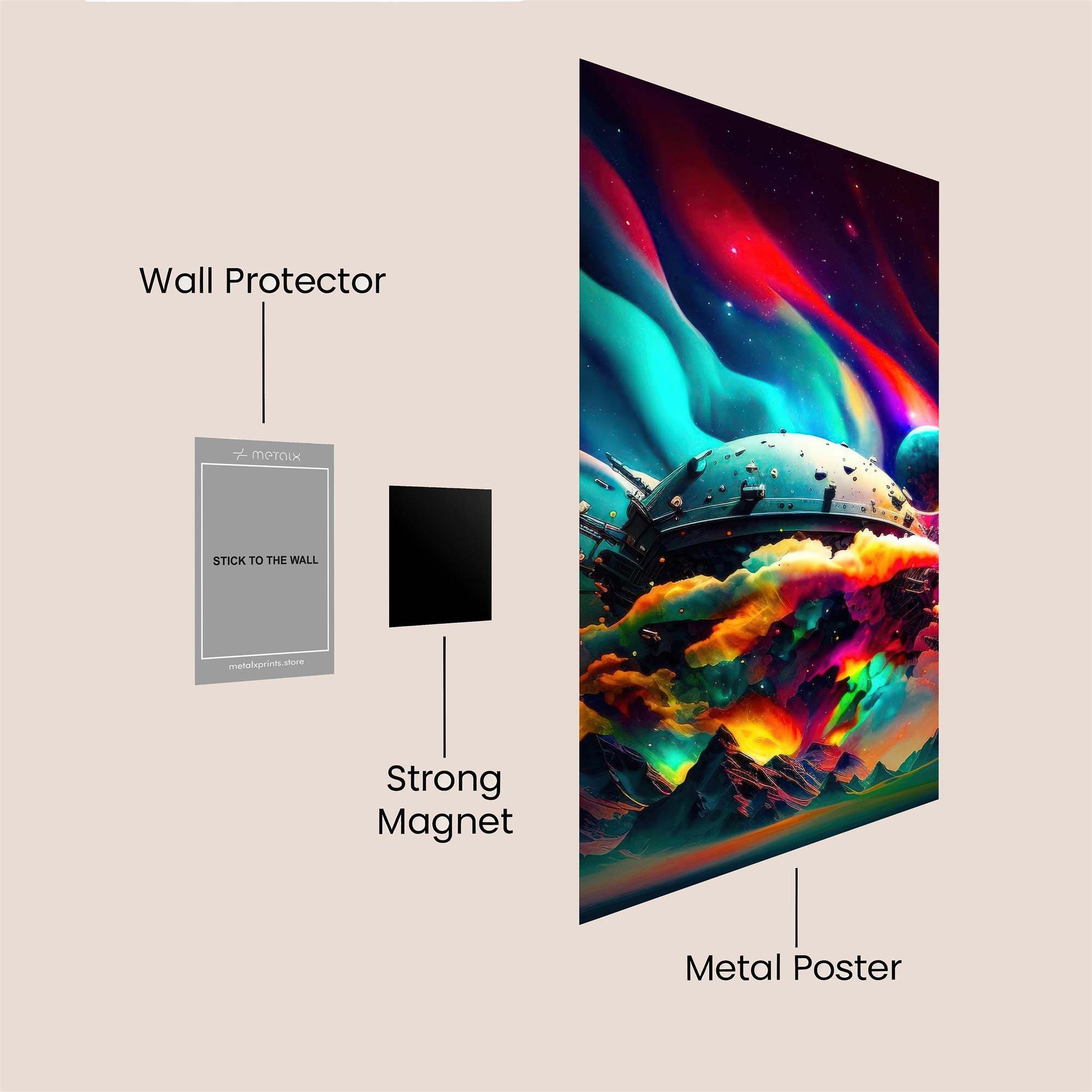 Cosmic Wonder Safe Wall Magnetic / M