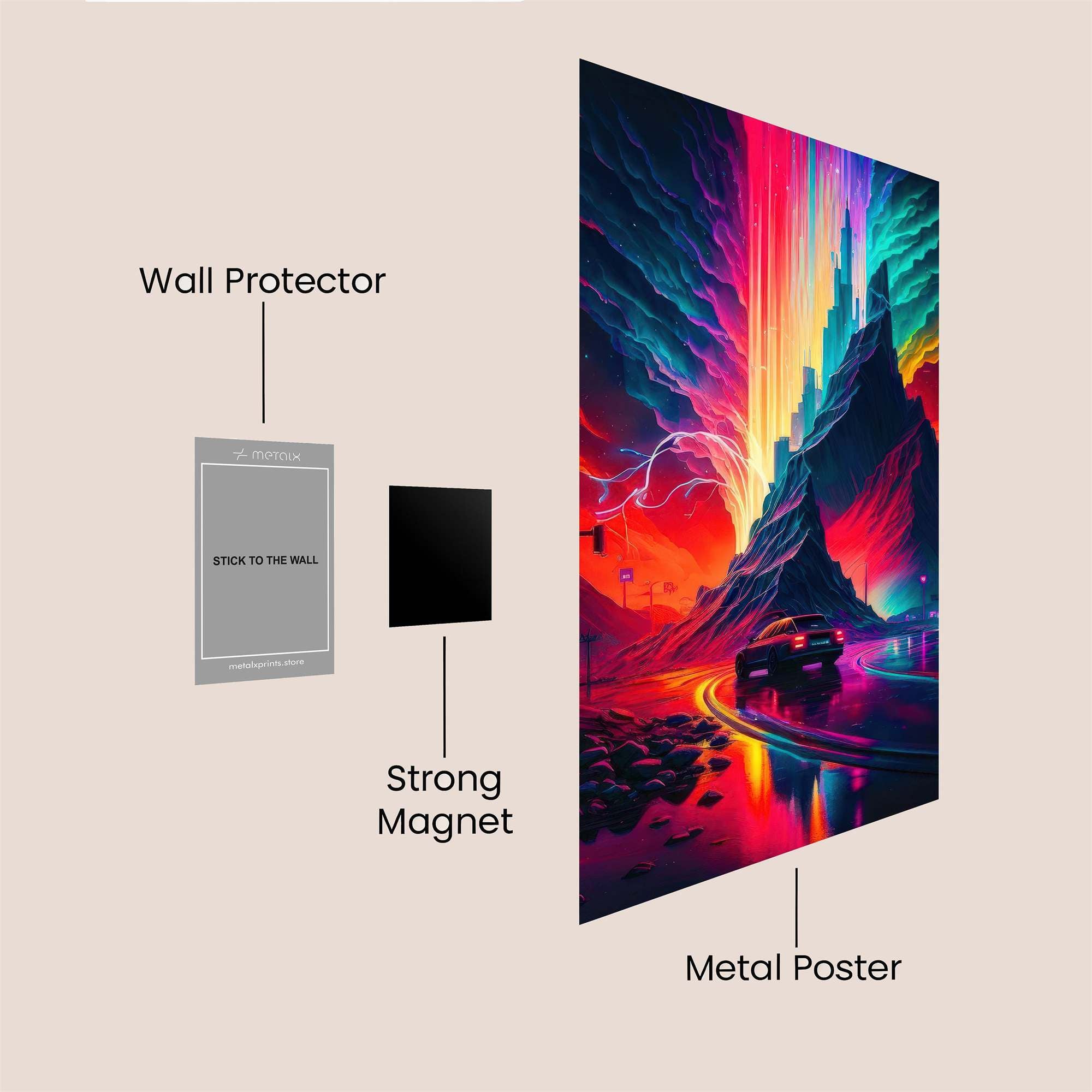 Aurora Dream Safe Wall Magnetic / M