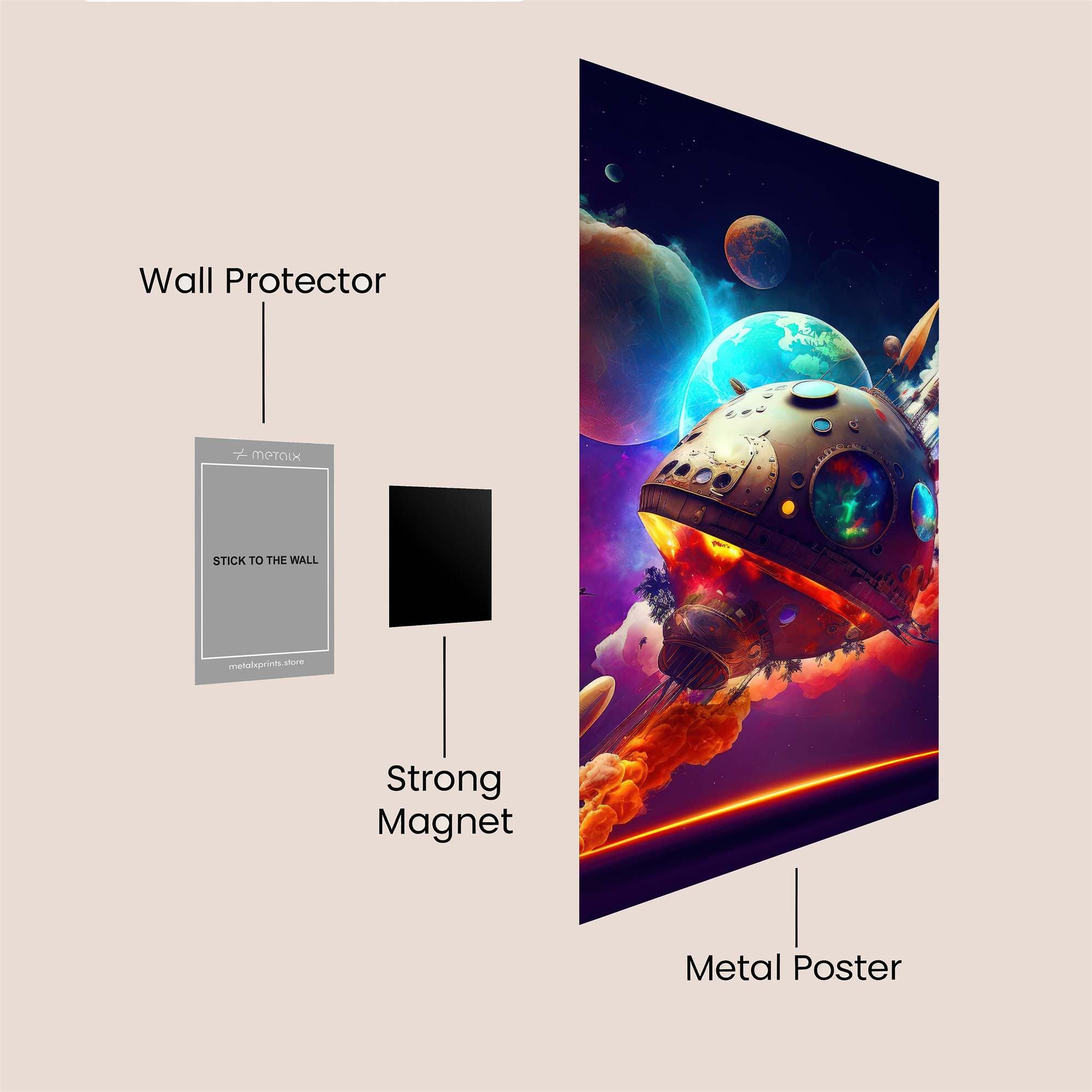 Cosmic Odyssey Safe Wall Magnetic / M