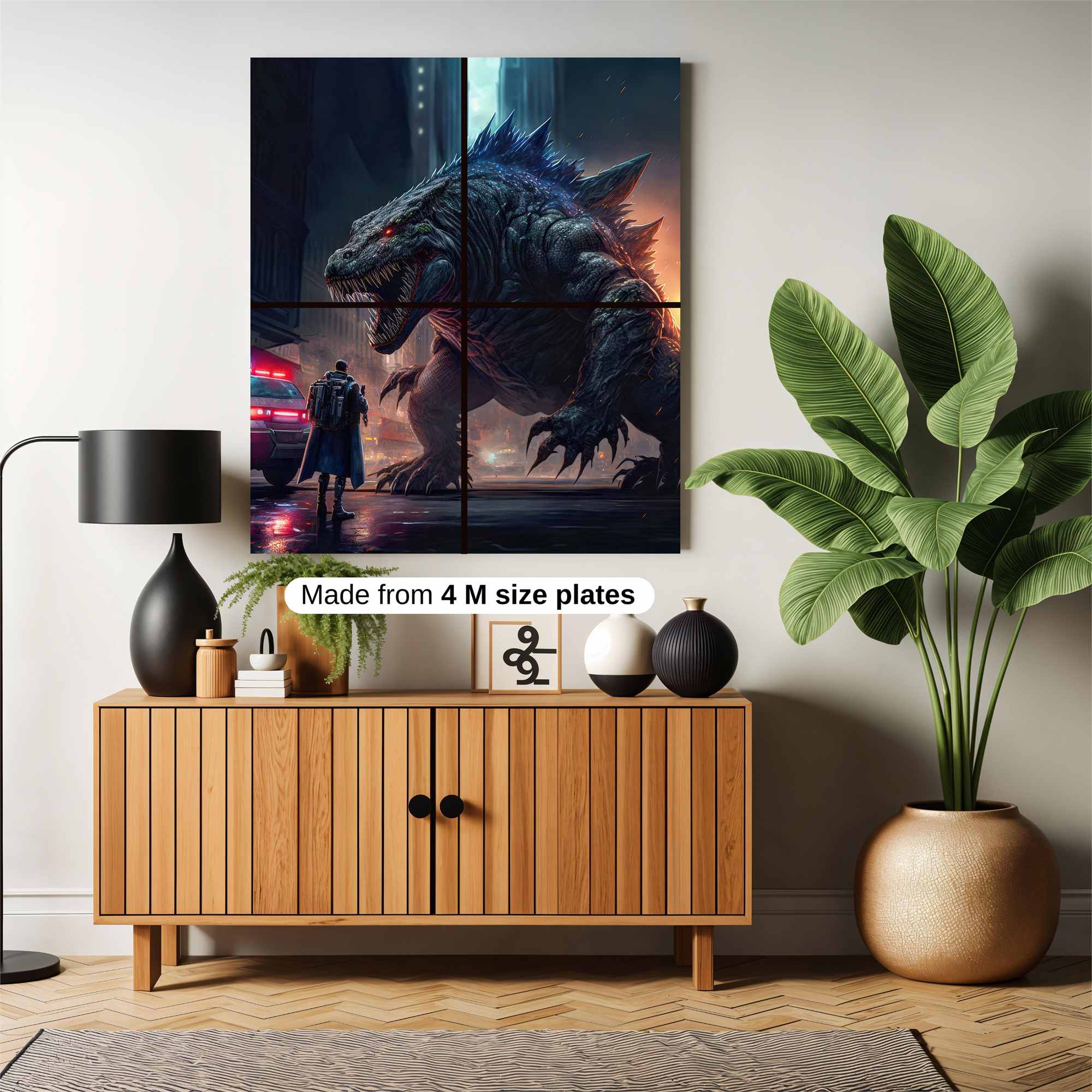 Godzilla Apocalyptic Safe Wall Magnetic / M