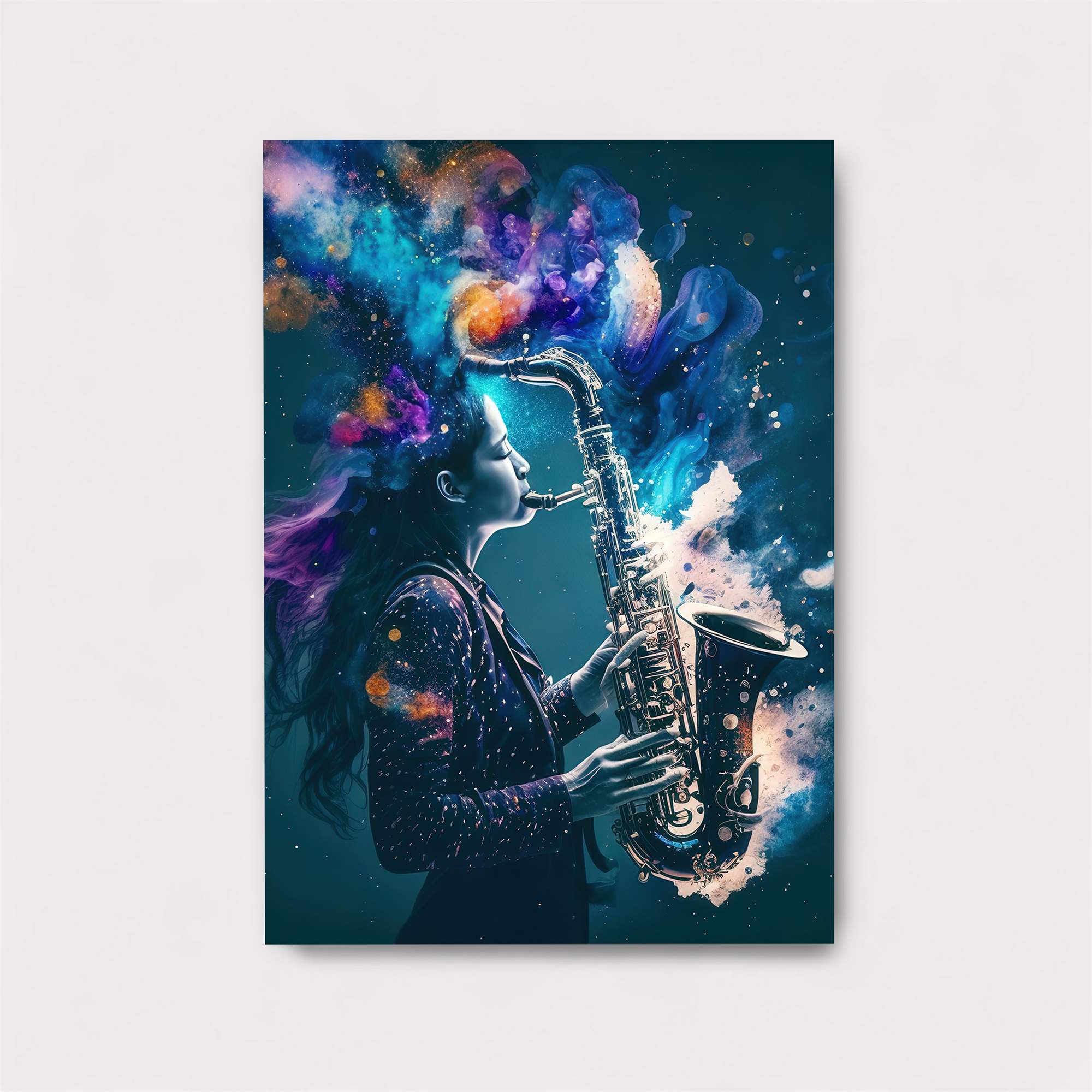 Saxophone Dreamscape Safe Wall Magnetic / M