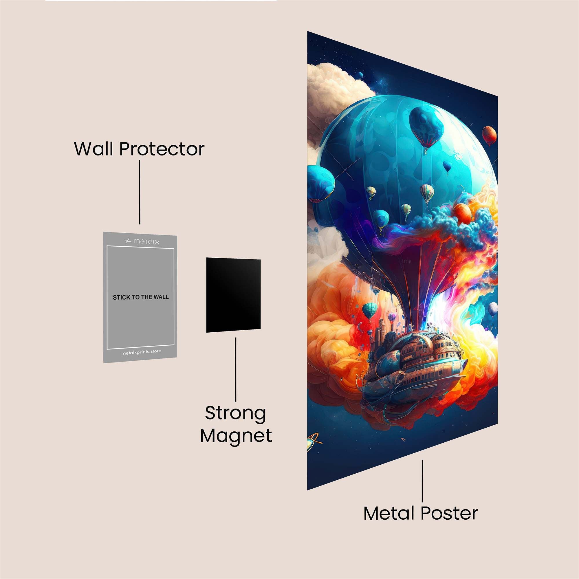 Cosmic Dream Safe Wall Magnetic / M