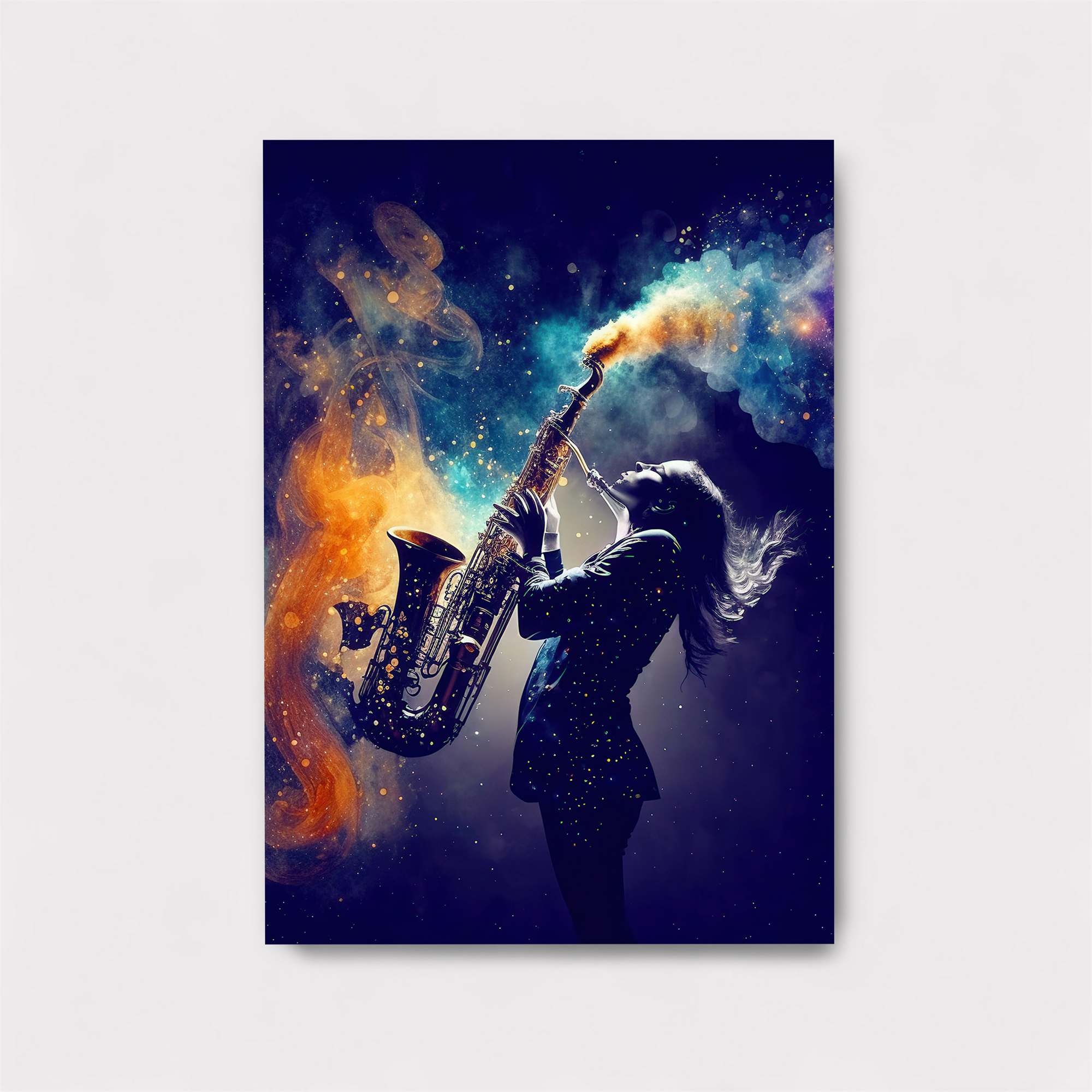 Saxophone Dreamscape Safe Wall Magnetic / M