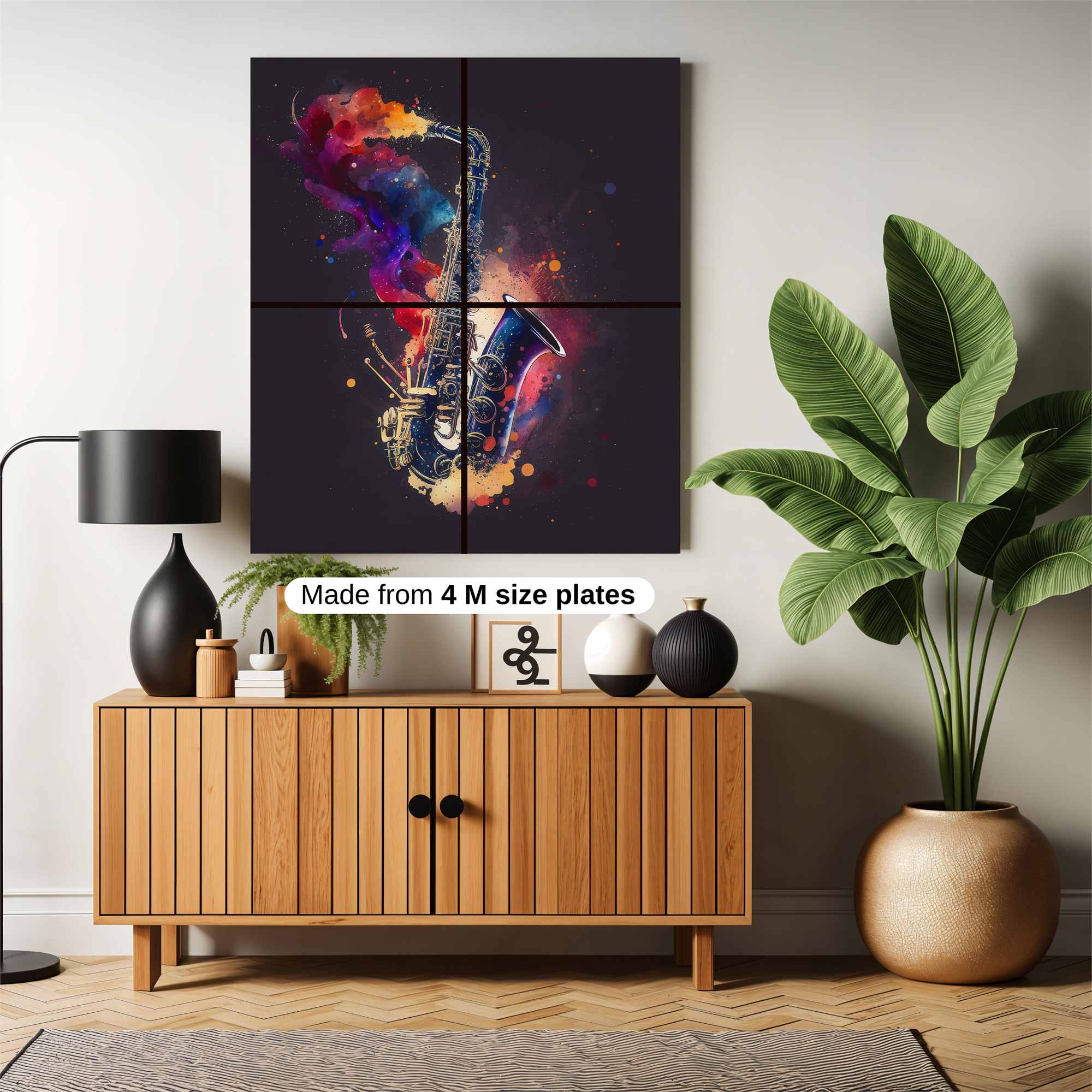 Saxophone Splendor Safe Wall Magnetic / M