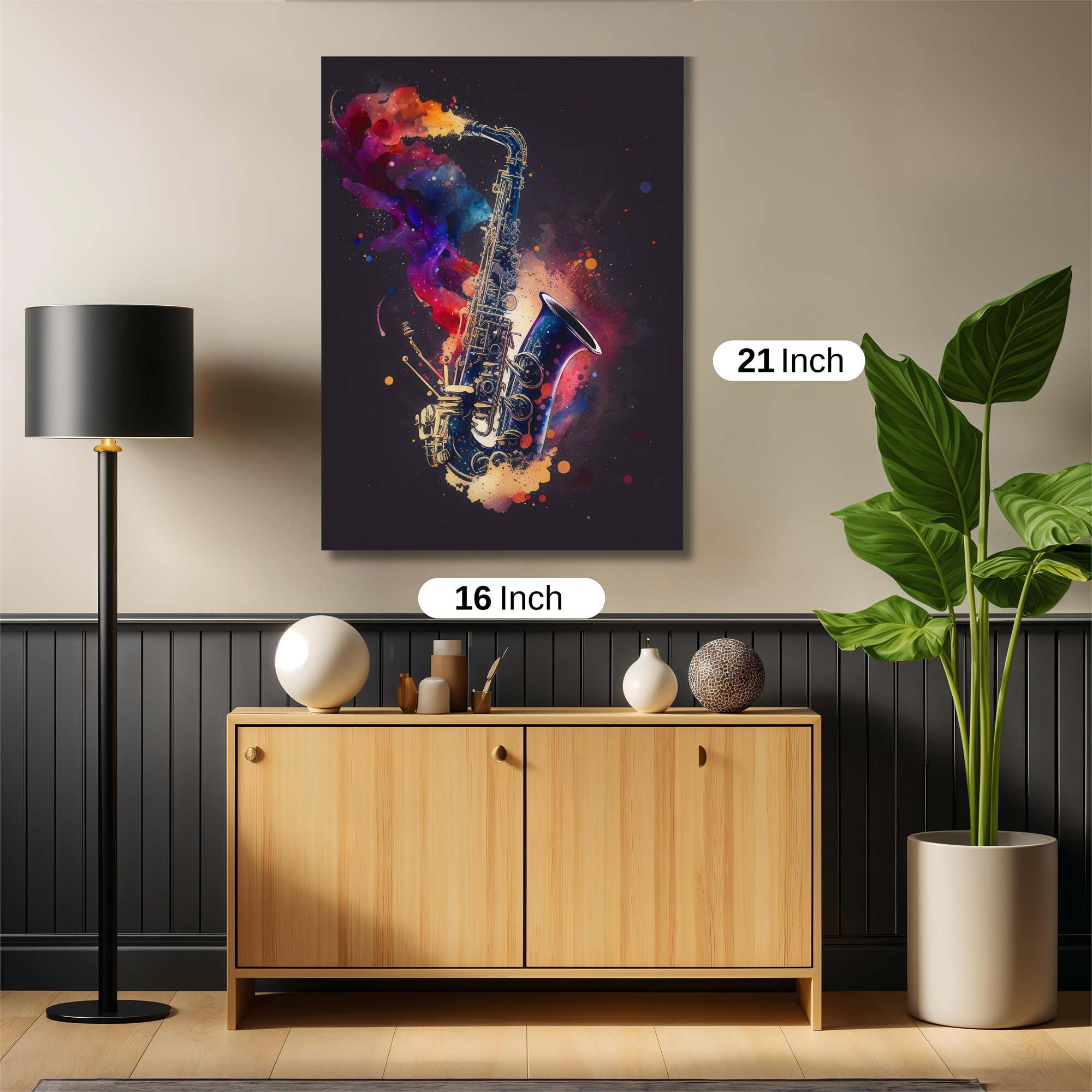 Saxophone Splendor Safe Wall Magnetic / M