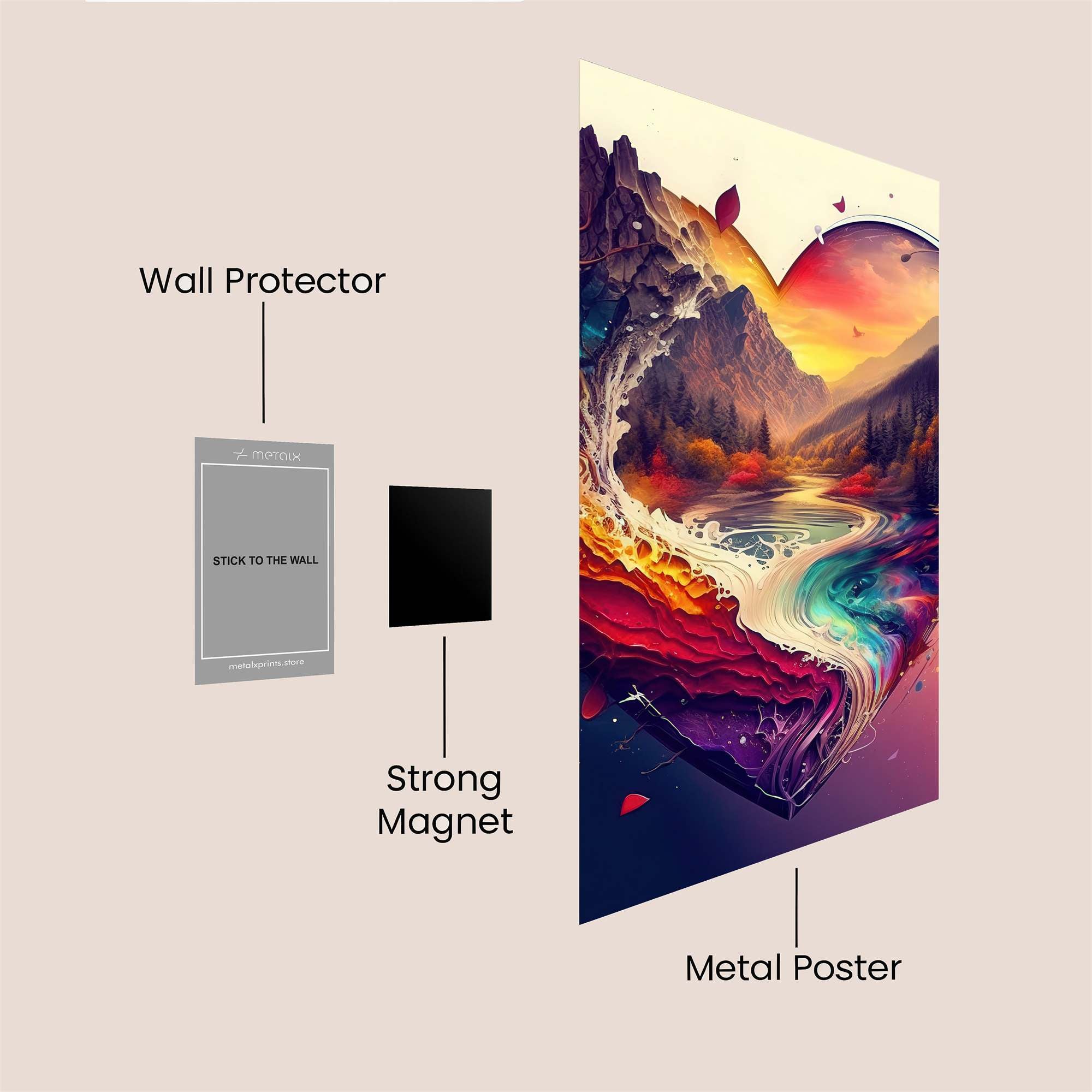 Nature's Embrace Safe Wall Magnetic / M