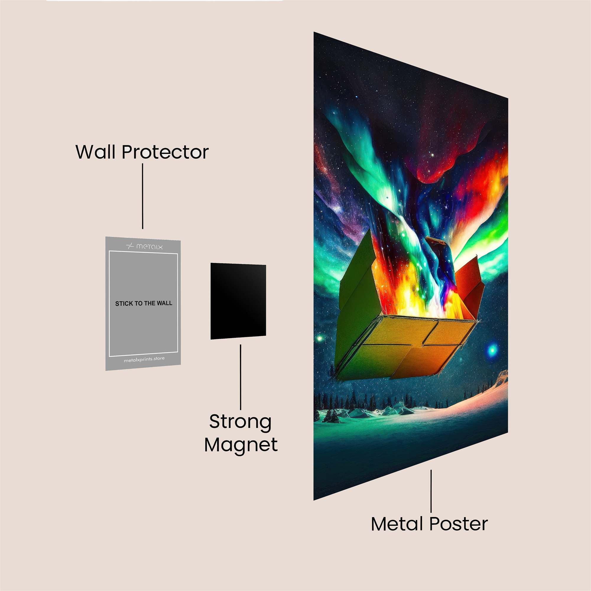 Cosmic Wonder Safe Wall Magnetic / M