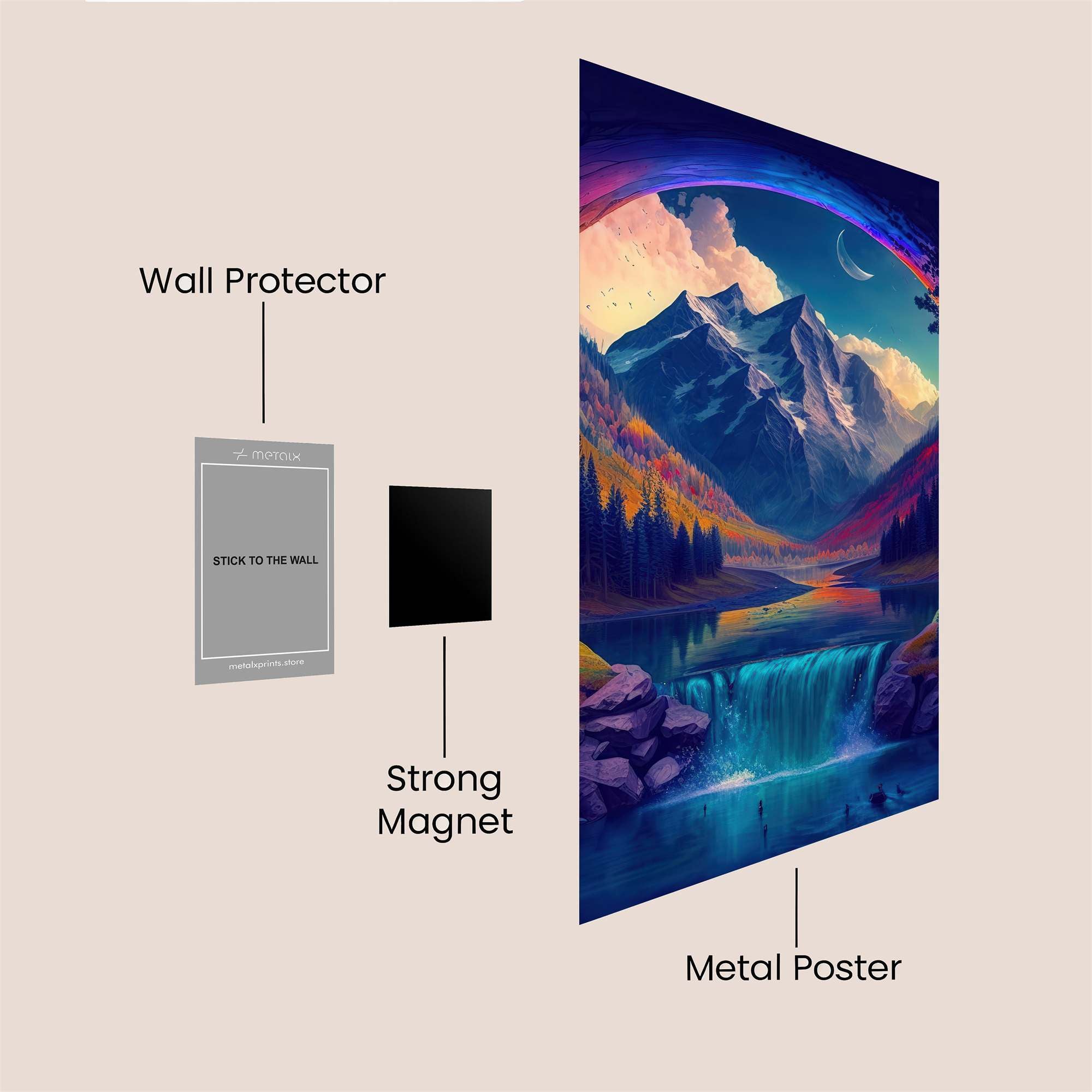 Mountain Dream Safe Wall Magnetic / M
