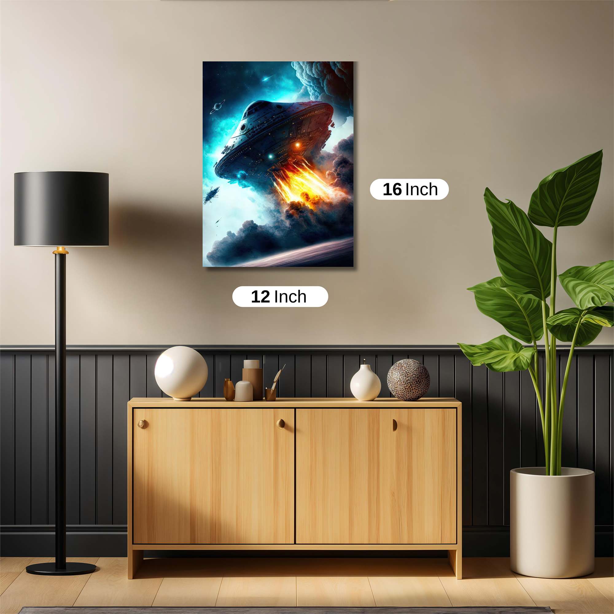 Alien Onslaught Safe Wall Magnetic / M
