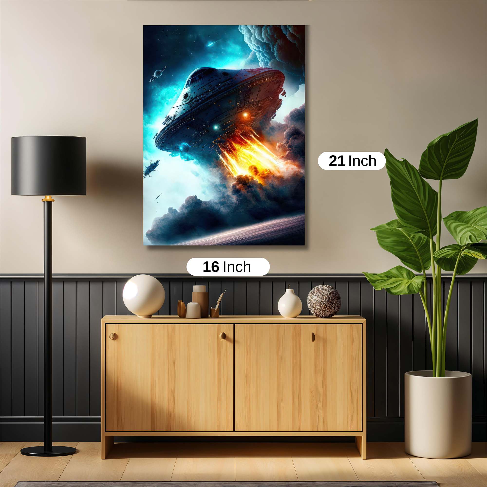 Alien Onslaught Safe Wall Magnetic / M