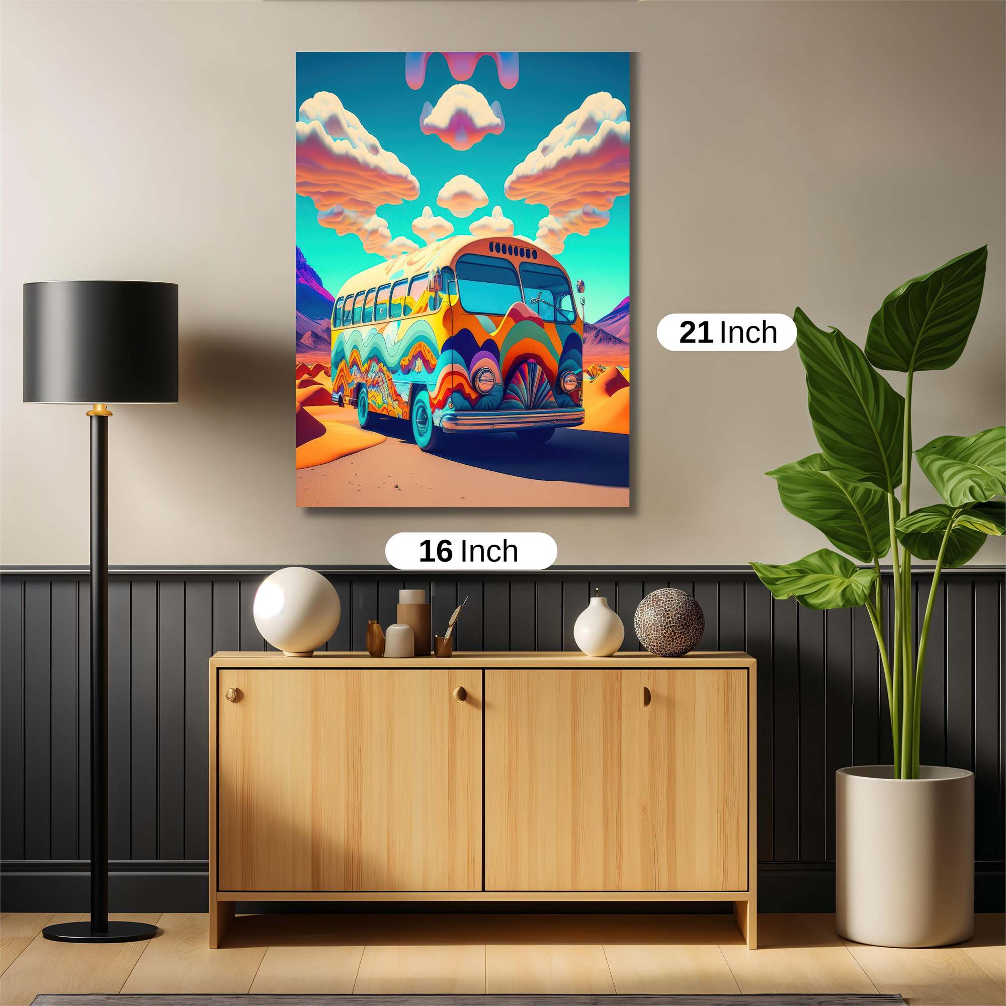 Psychedelic Journey Safe Wall Magnetic / M