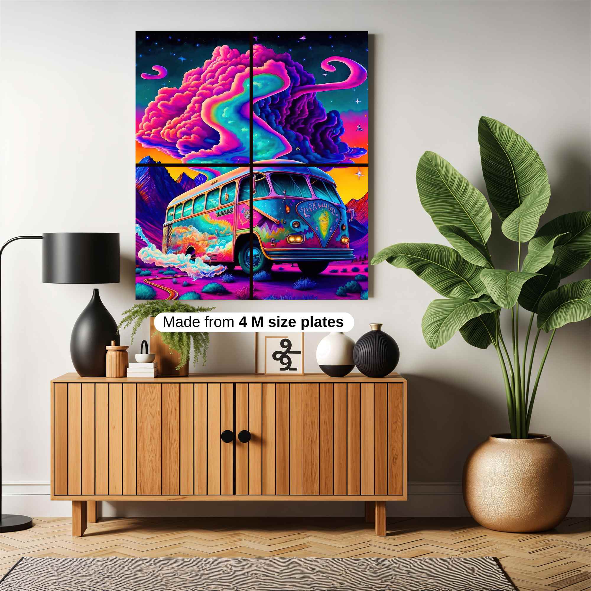 Psychedelic Journey Safe Wall Magnetic / M
