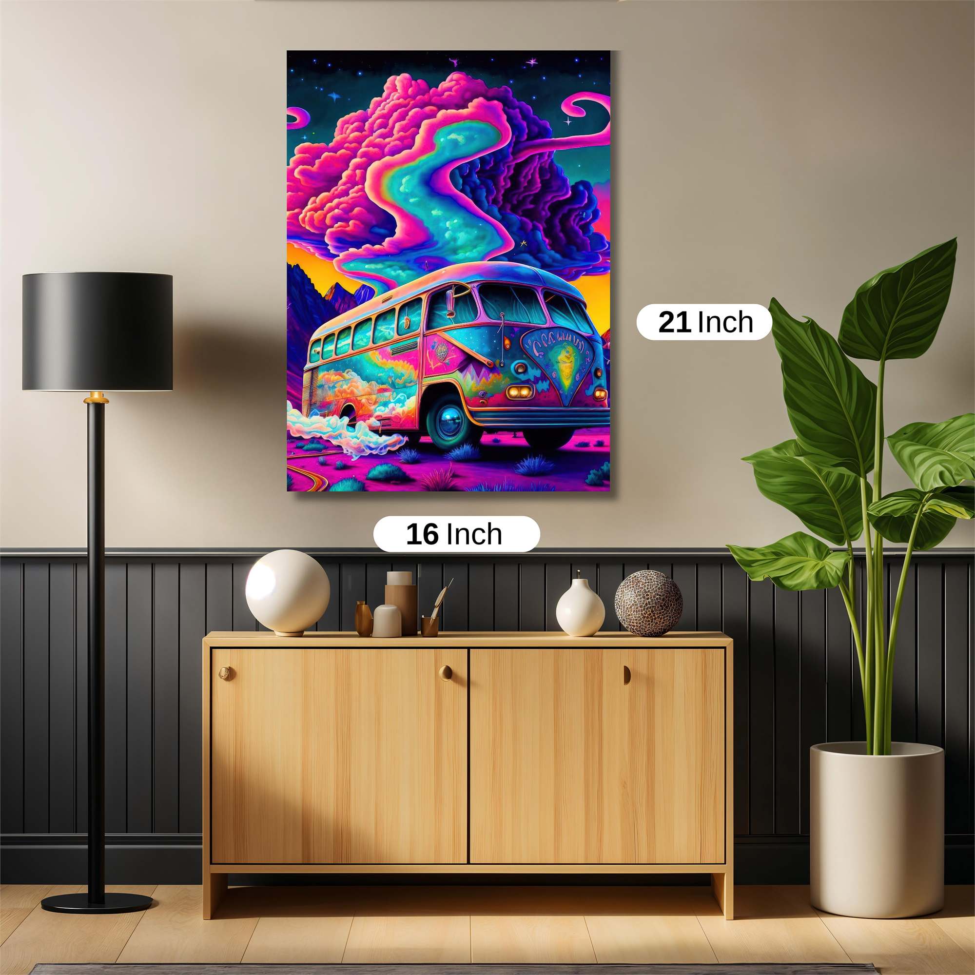 Psychedelic Journey Safe Wall Magnetic / M