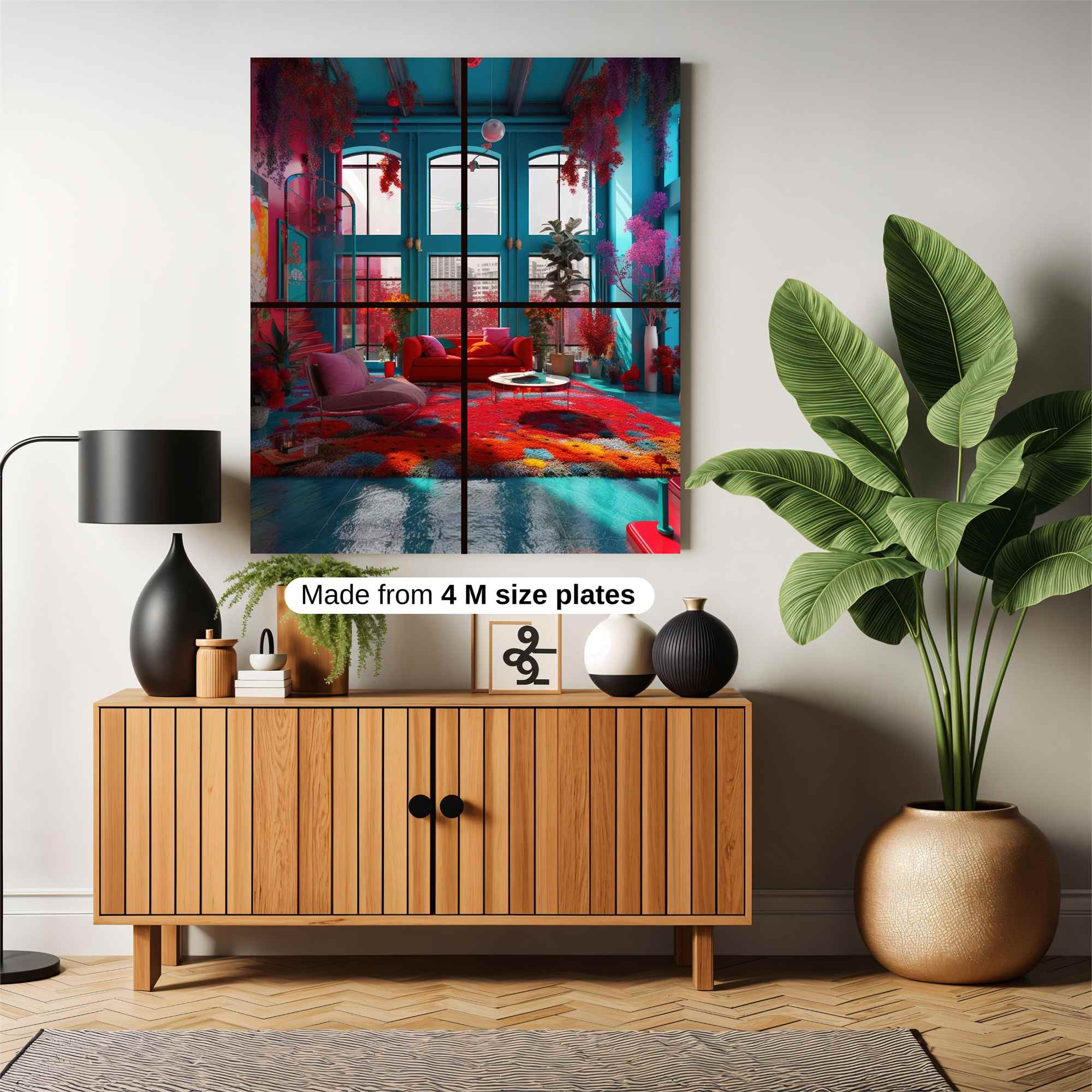 Vibrant Oasis Safe Wall Magnetic / M