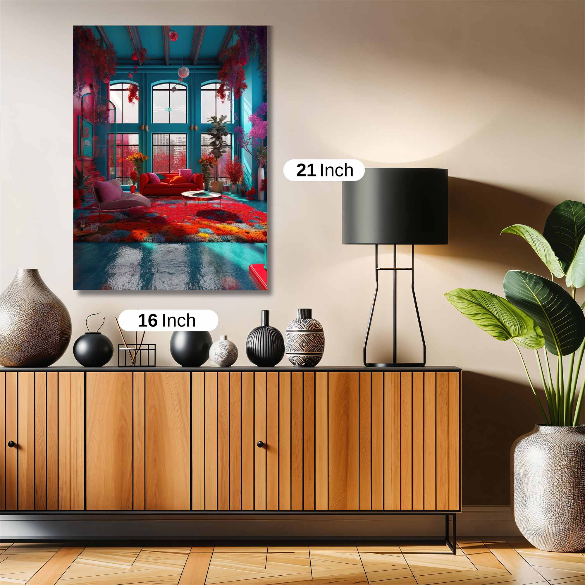 Vibrant Oasis Safe Wall Magnetic / M
