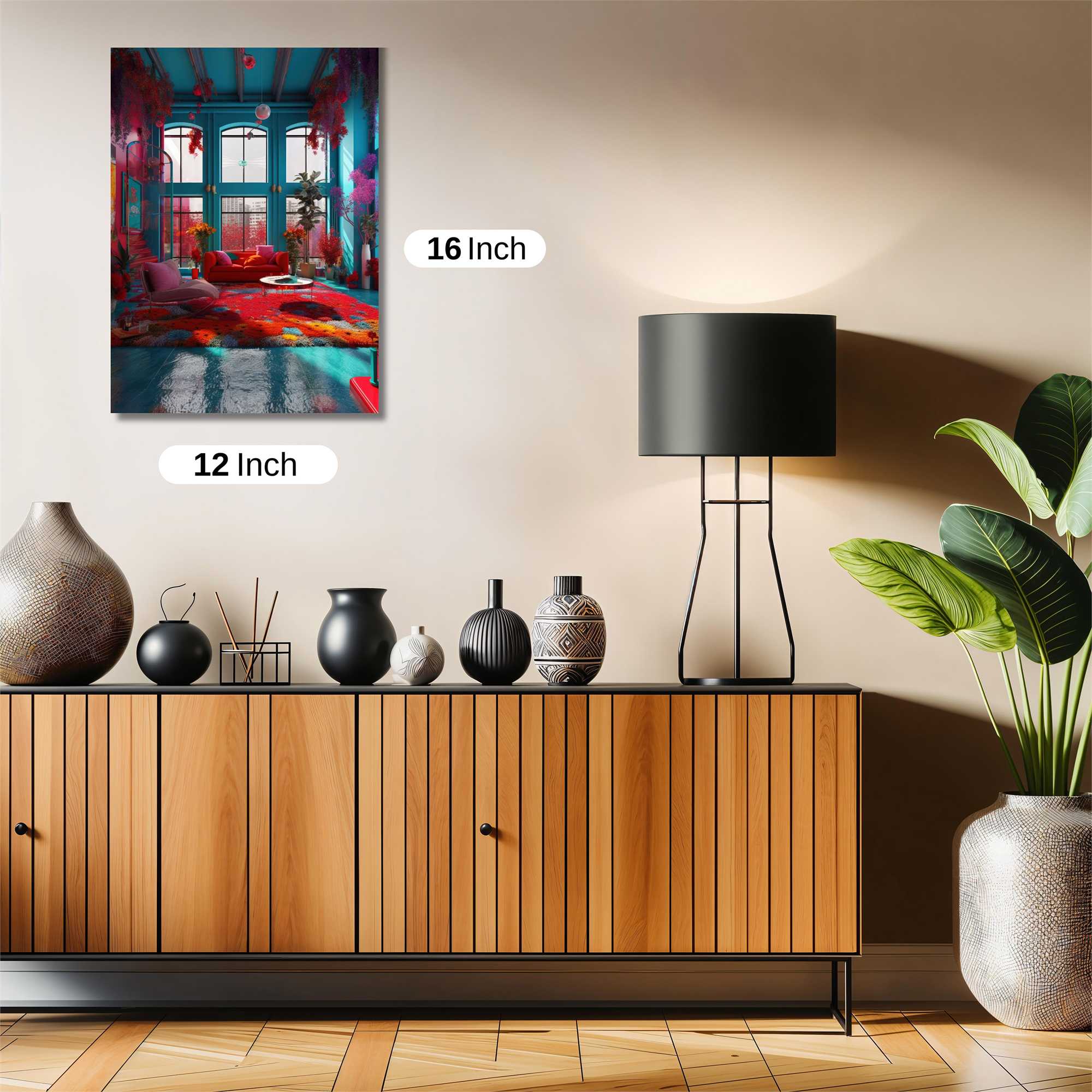 Vibrant Oasis Safe Wall Magnetic / M