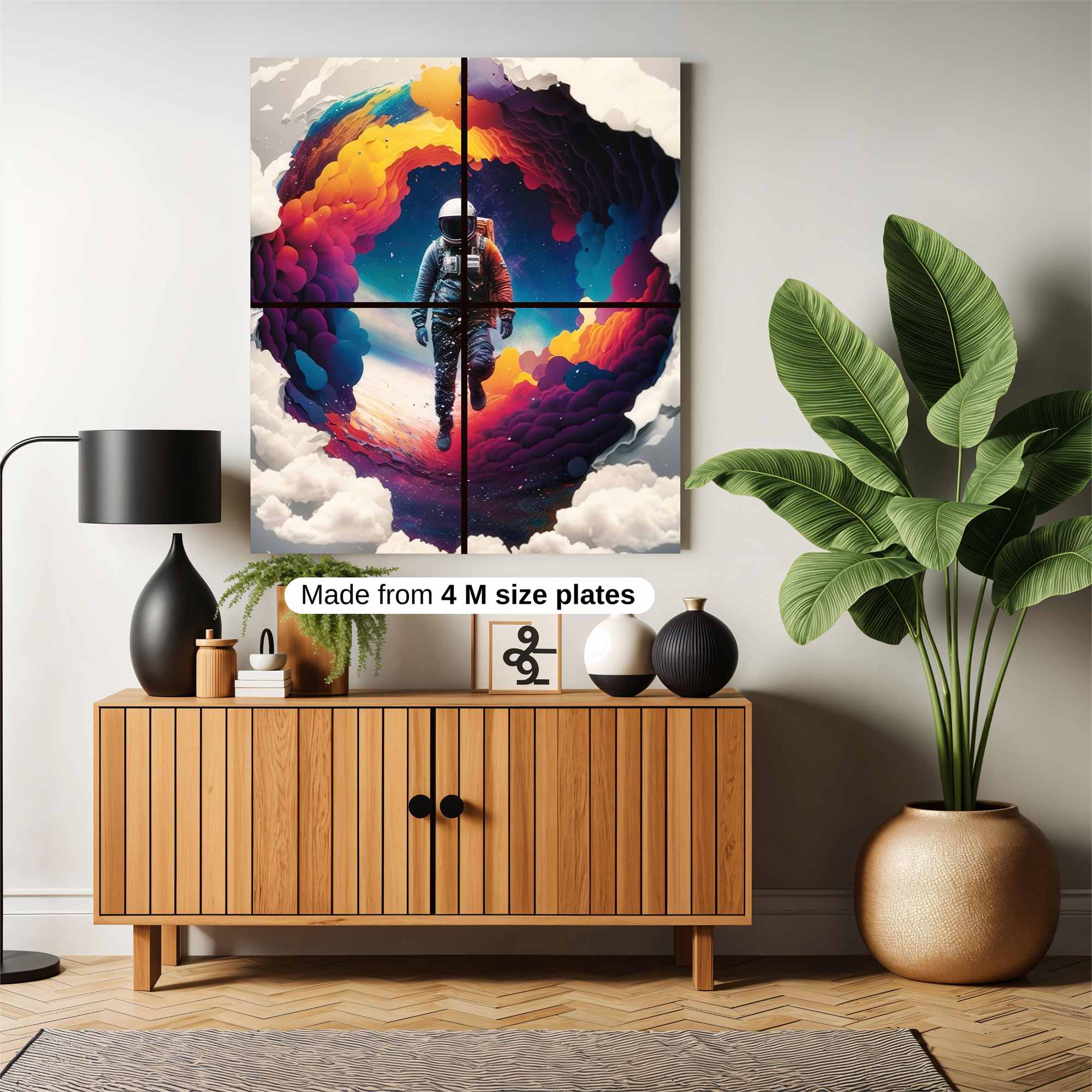 Astronaut Dreamscape Safe Wall Magnetic / M