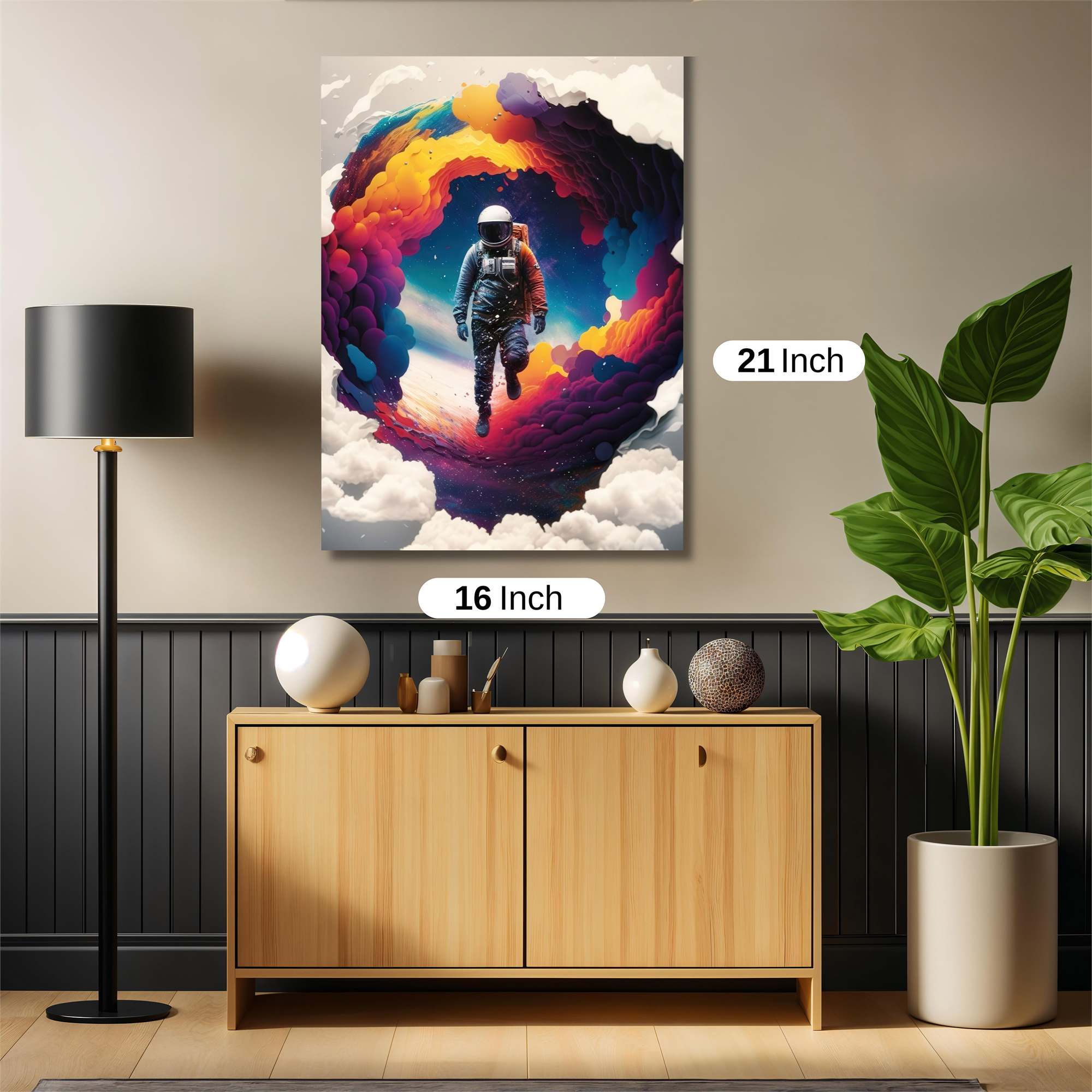 Astronaut Dreamscape Safe Wall Magnetic / M