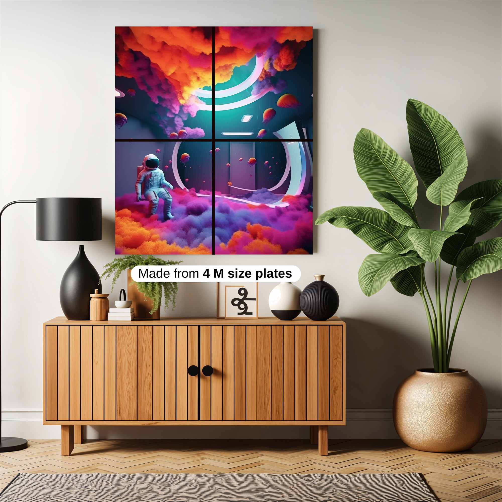 Astronaut Dreamscape Safe Wall Magnetic / M