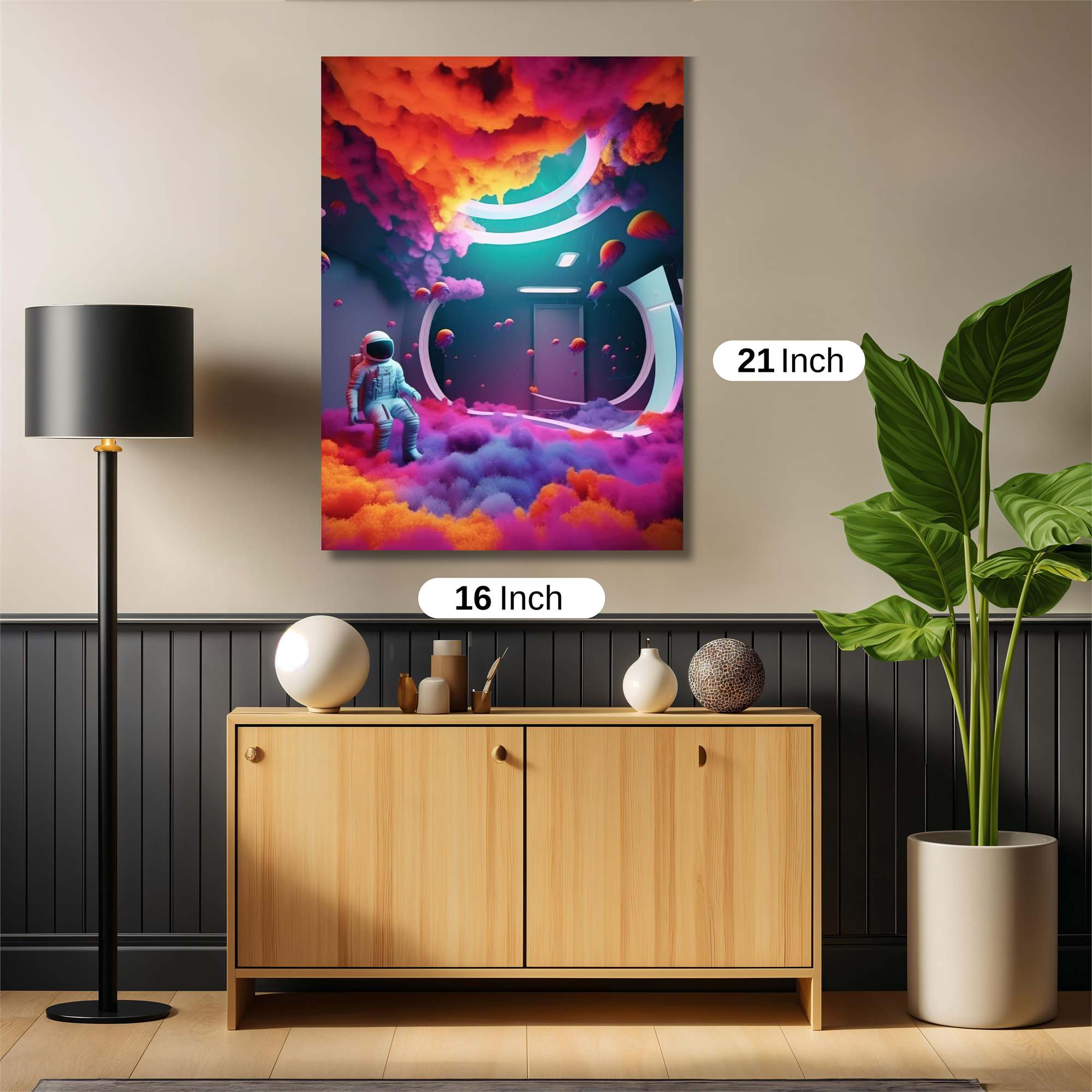 Astronaut Dreamscape Safe Wall Magnetic / M