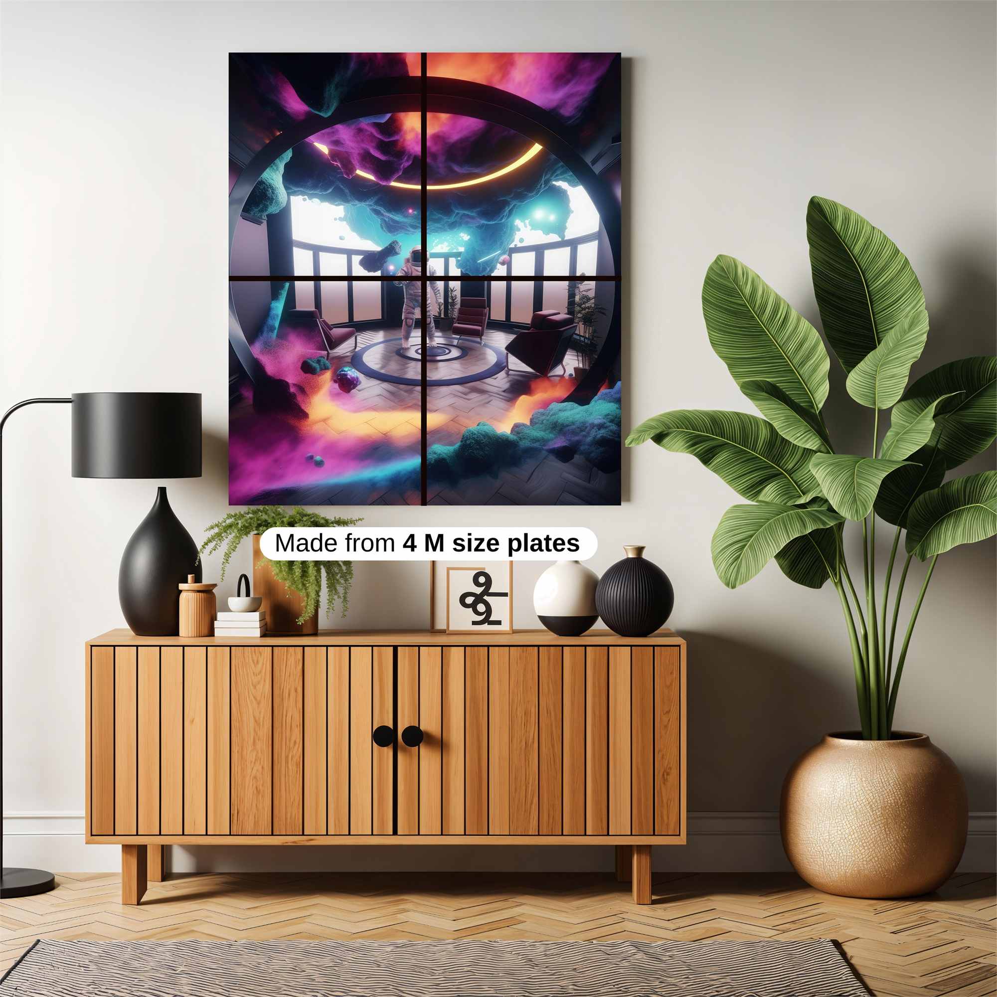 Astronaut Dreamscape Safe Wall Magnetic / M