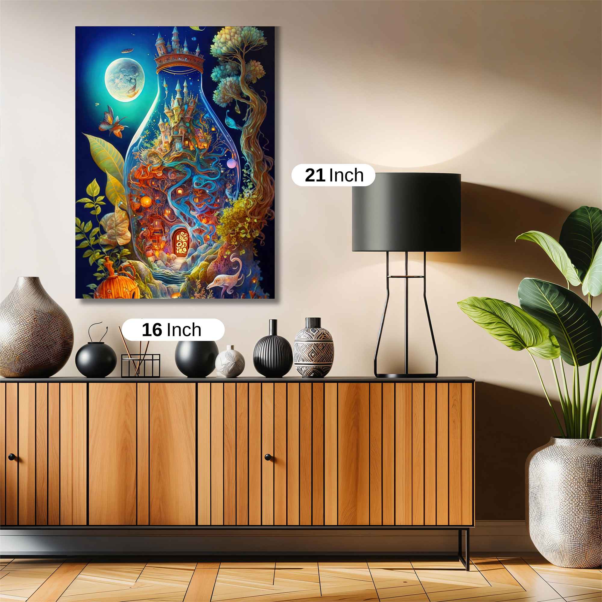 Bottle Dreamscape Safe Wall Magnetic / M