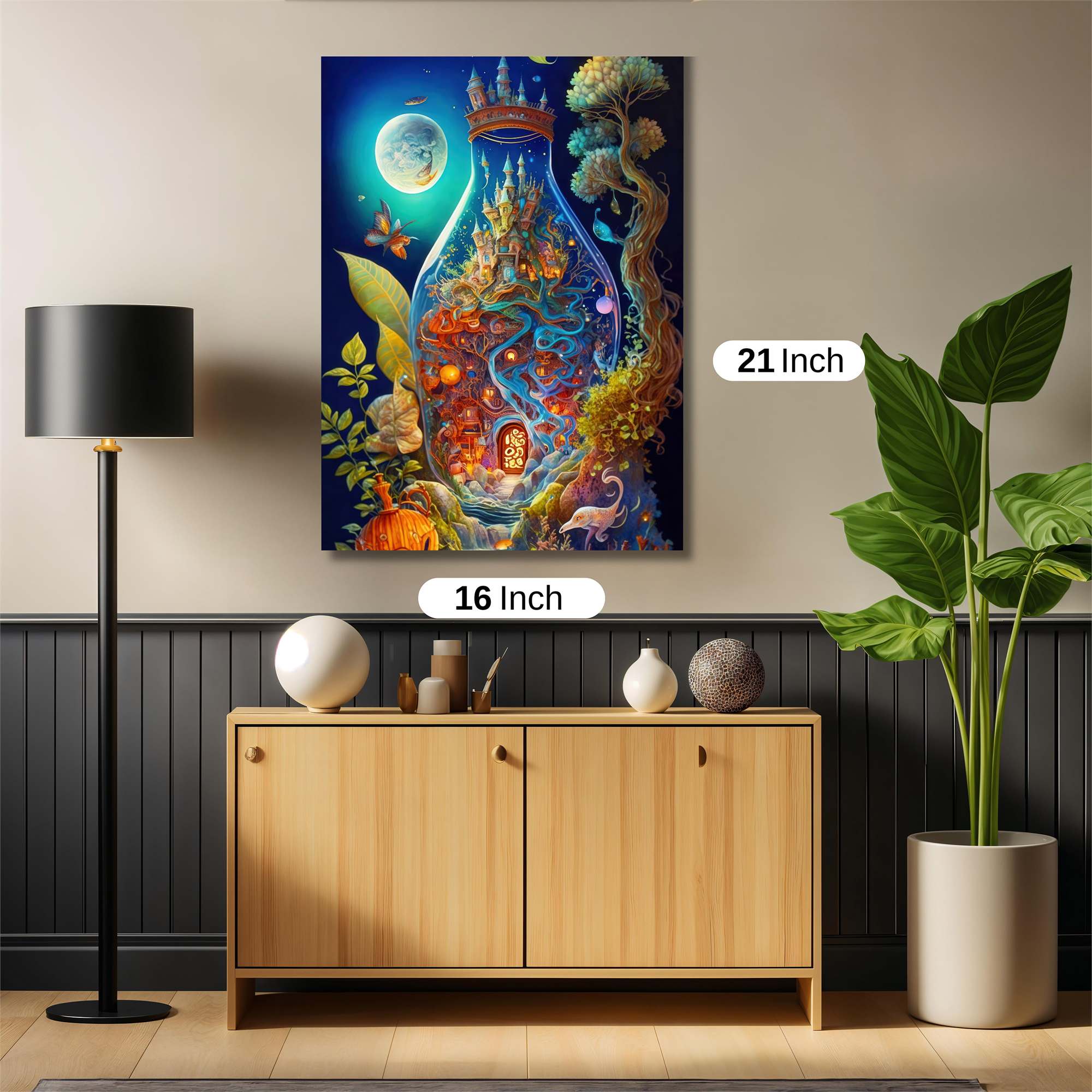 Bottle Dreamscape Safe Wall Magnetic / M