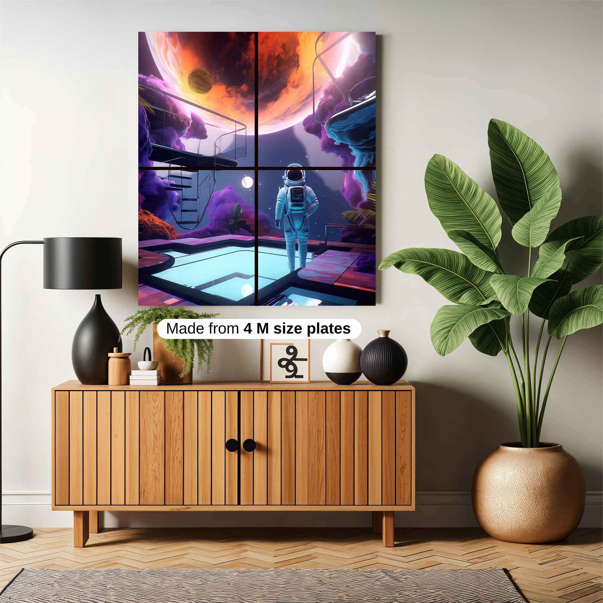 Astronaut Dreamscape Safe Wall Magnetic / M